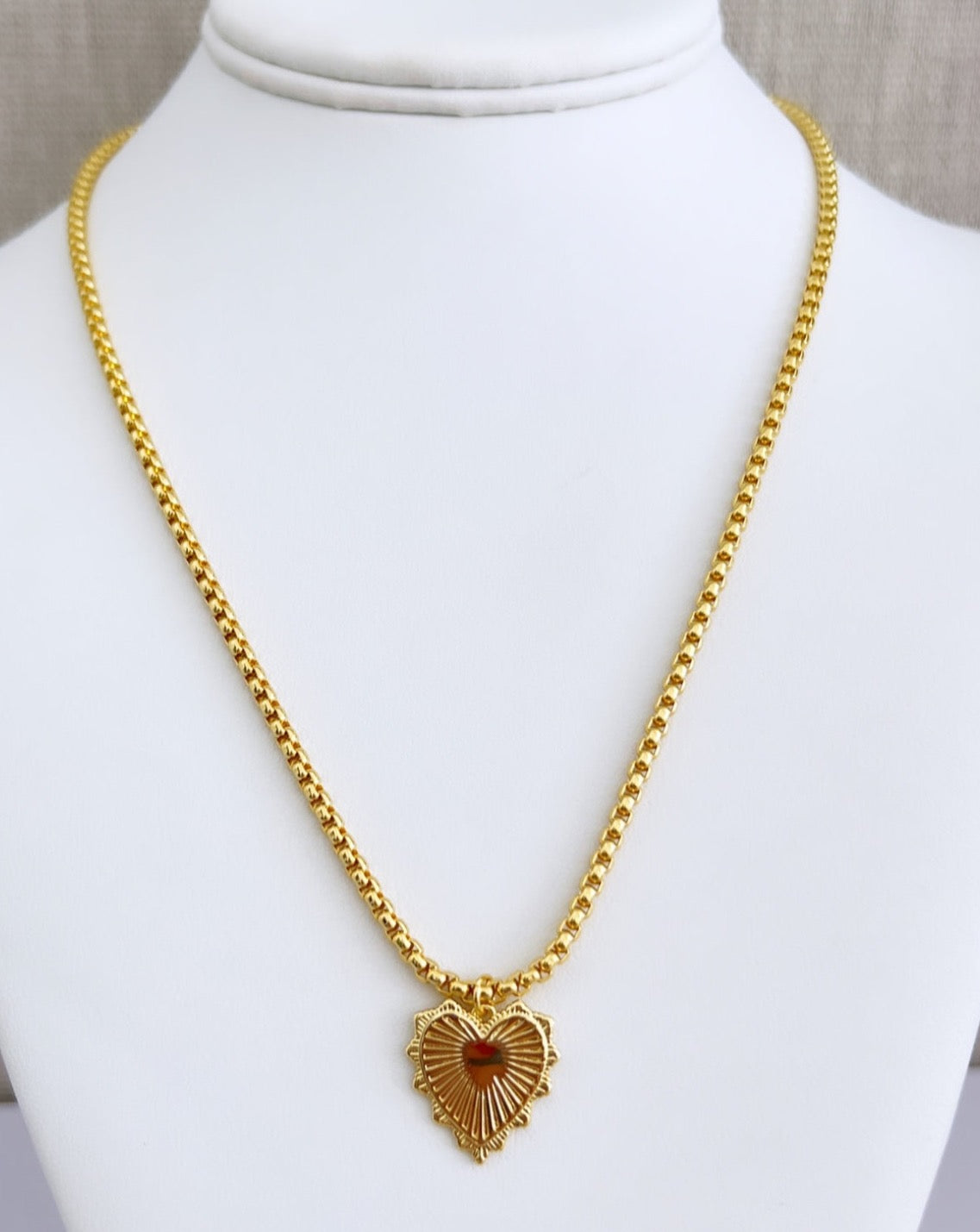 Gold Heart Necklace