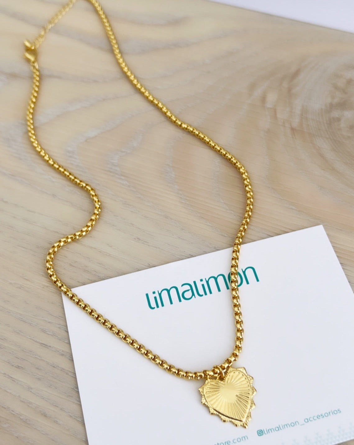 Gold Heart Necklace
