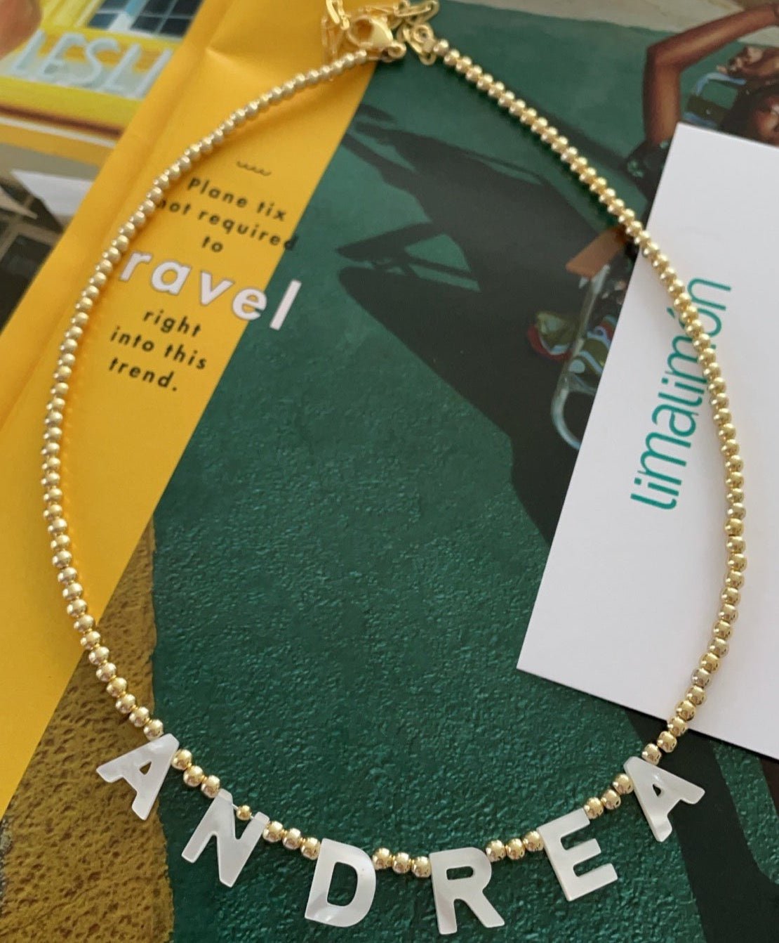 Custom Nacre Necklace - Custom Necklace | LimaLimón Store - 1