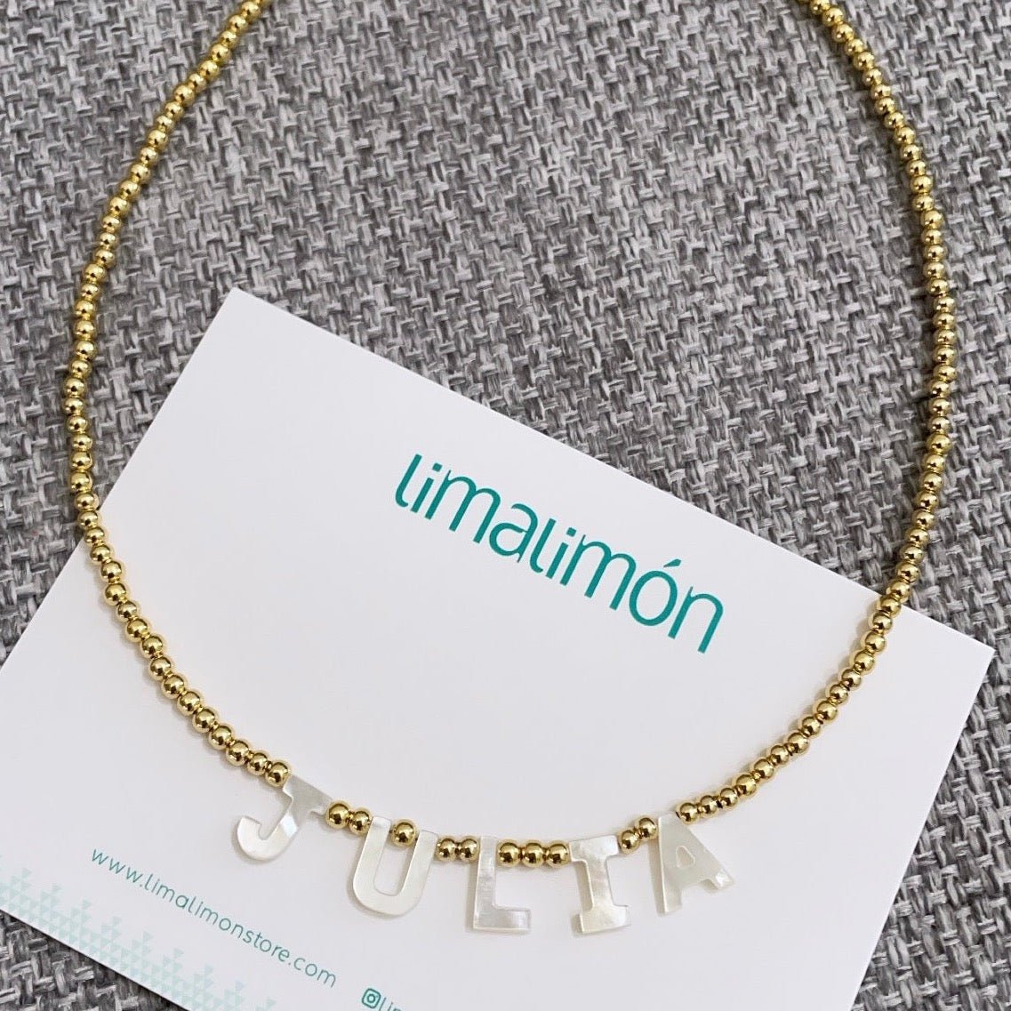 Custom Nacre Necklace - Custom Necklace | LimaLimón Store - 2