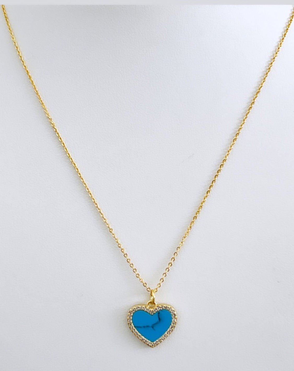 Enamel Heart Necklace - Necklaces | LimaLimón Store - 7