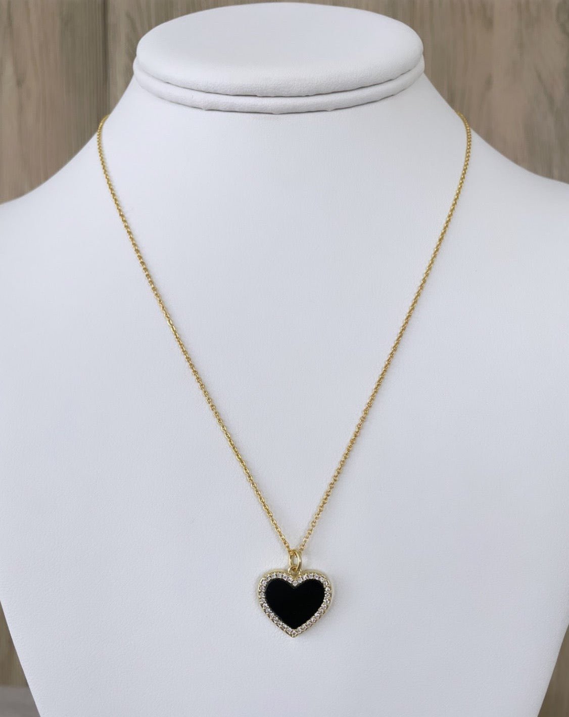 Enamel Heart Necklace - Necklaces | LimaLimón Store - 4