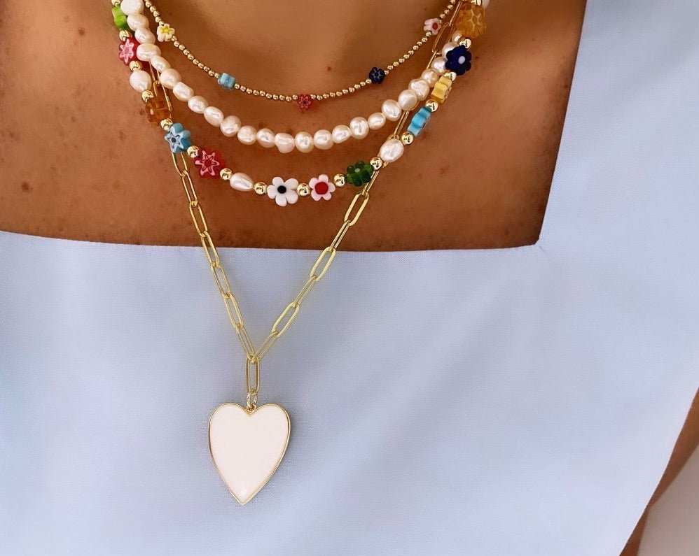 Flower Necklace - Necklaces | LimaLimón Store - 3