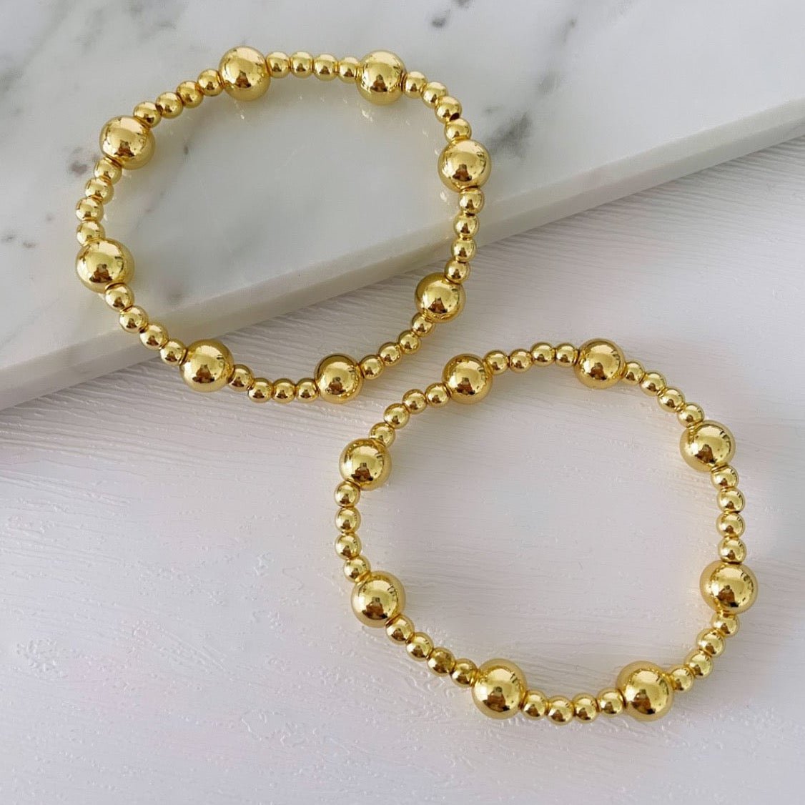 Gold Bead Bracelet - Pulseras | LimaLimón Store - 3