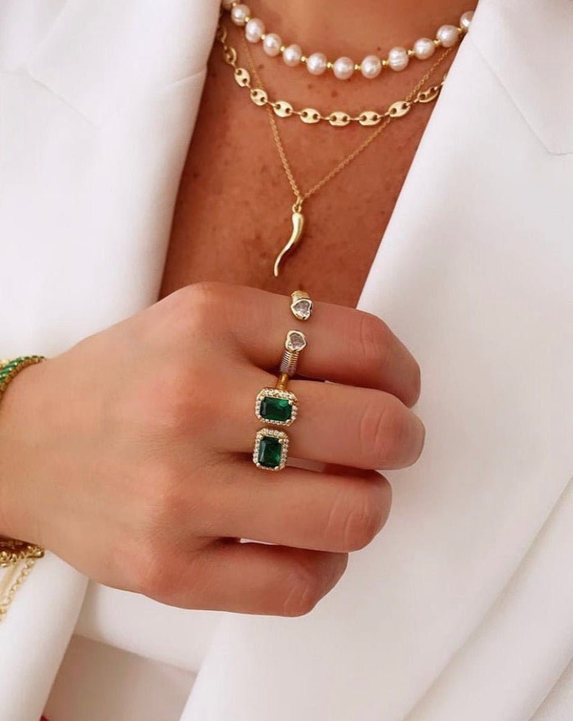 Gold Charm Necklace - LimaLimón Store