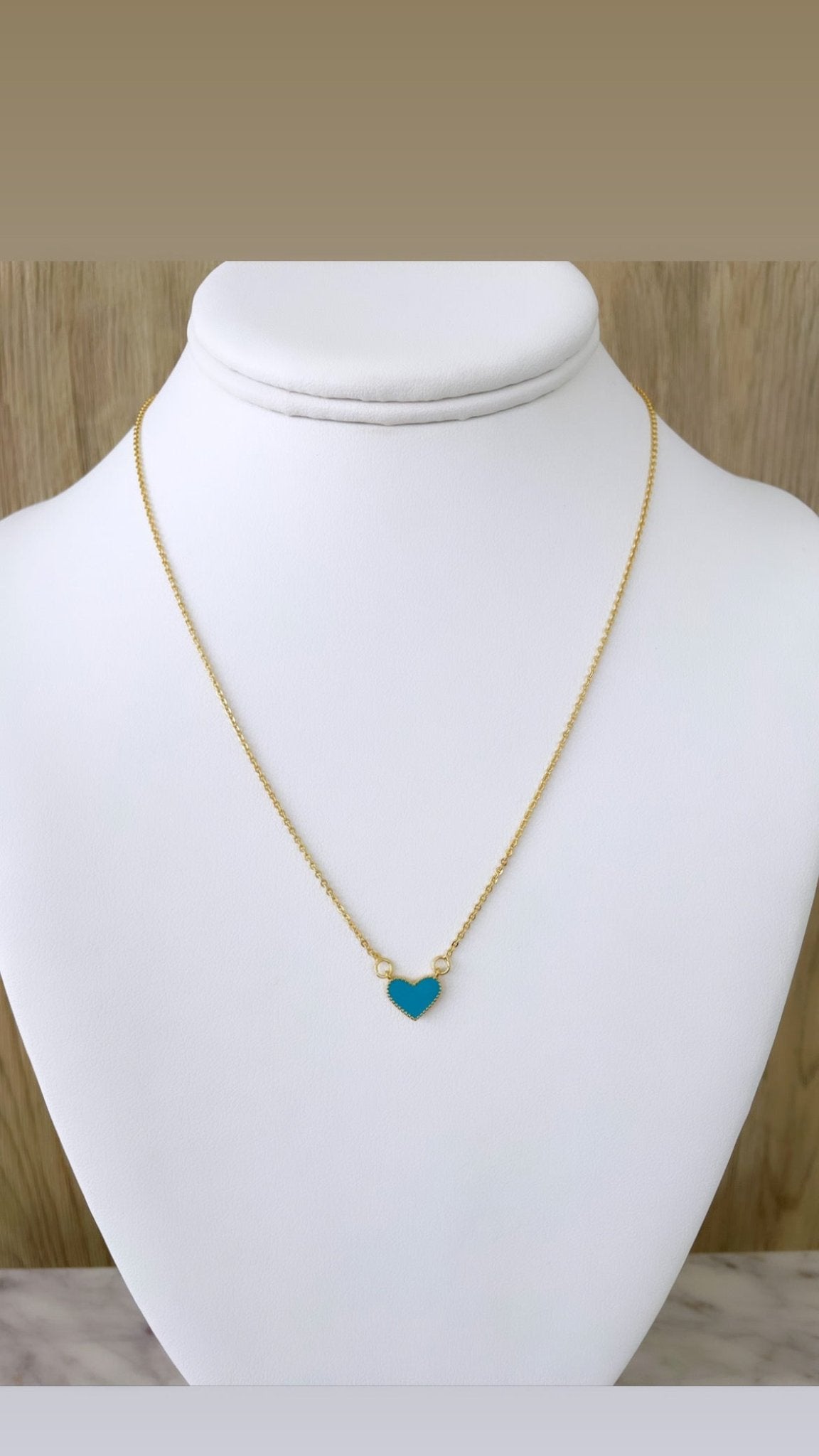 Heart Enamel Necklace’s - Necklaces | LimaLimón Store - 9