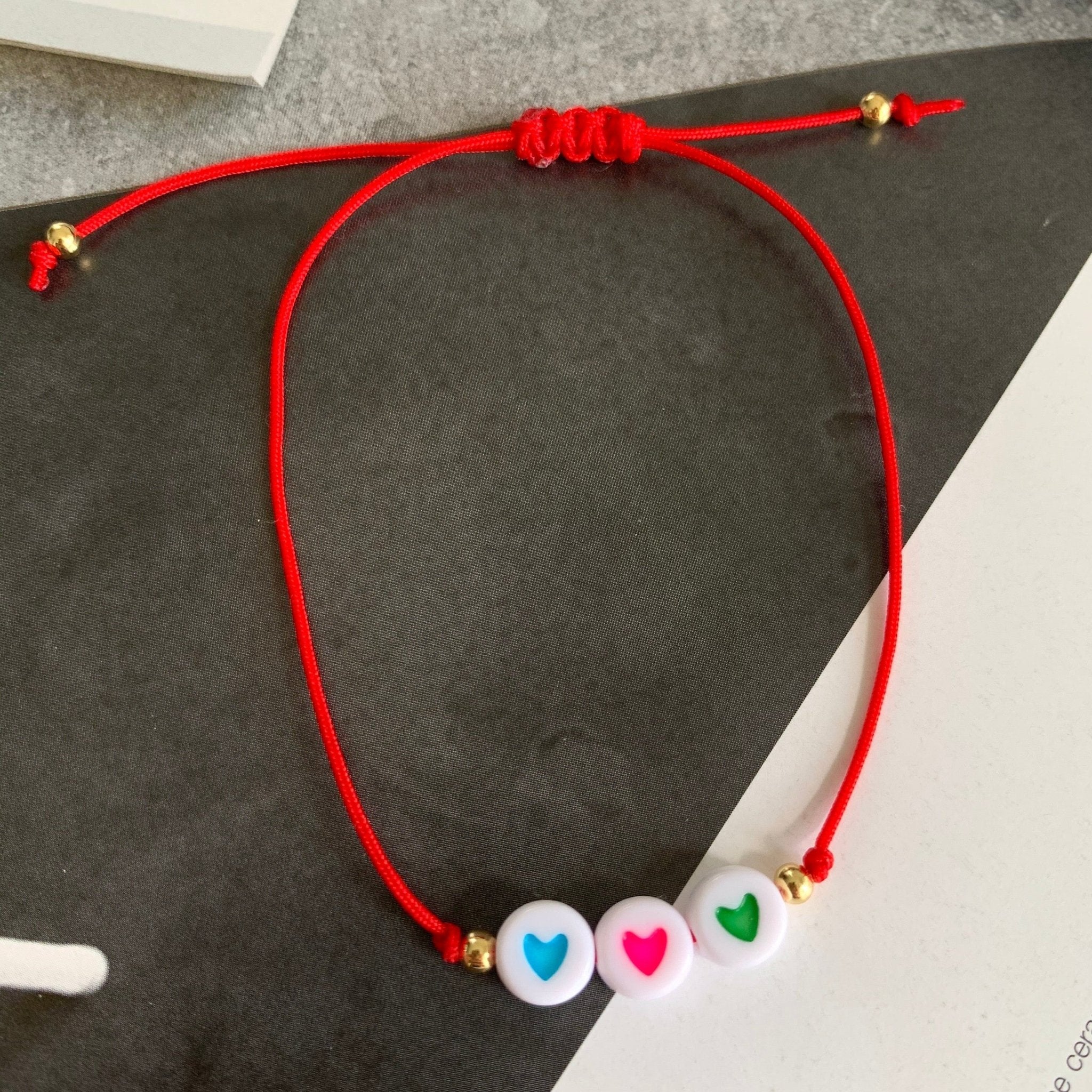 Hearts Red Bracelet - Bracelets | LimaLimón Store - 1