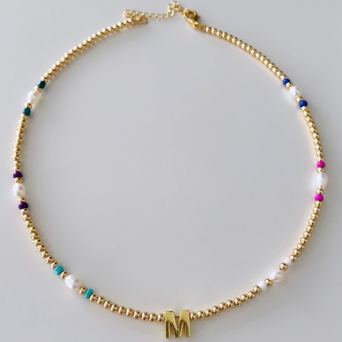 Initial Gold Necklace - LimaLimón Store