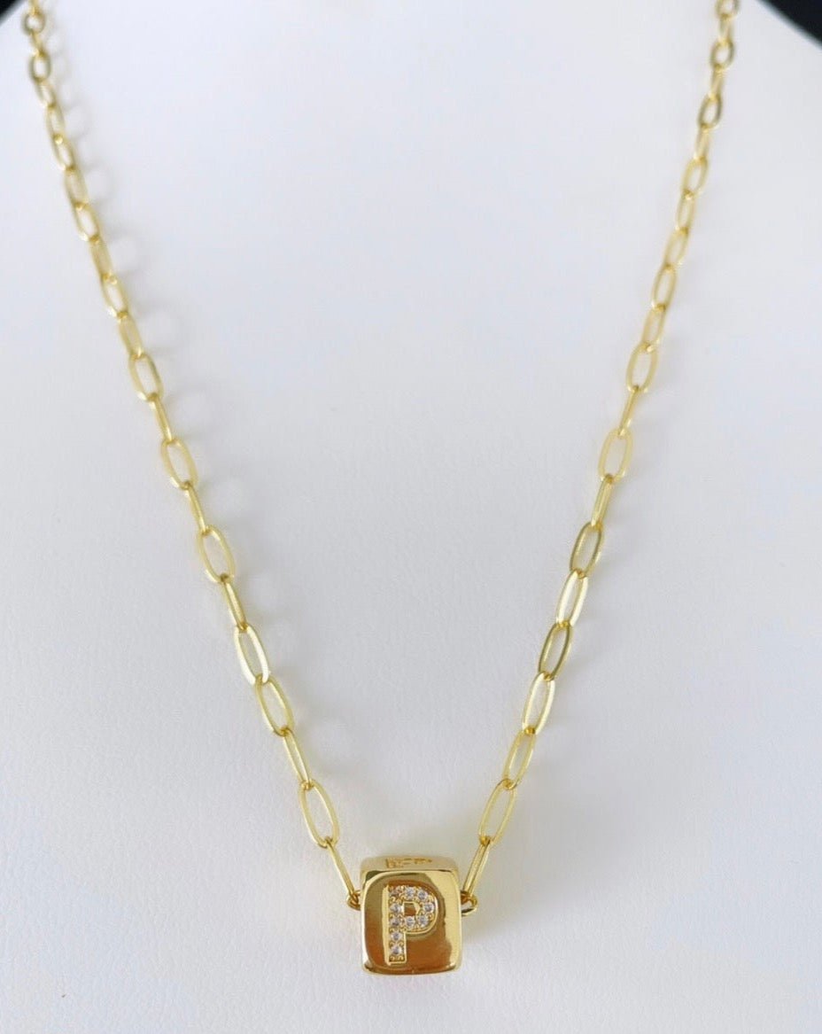 Initial Gold Necklace - Collares | LimaLimón Store - 3