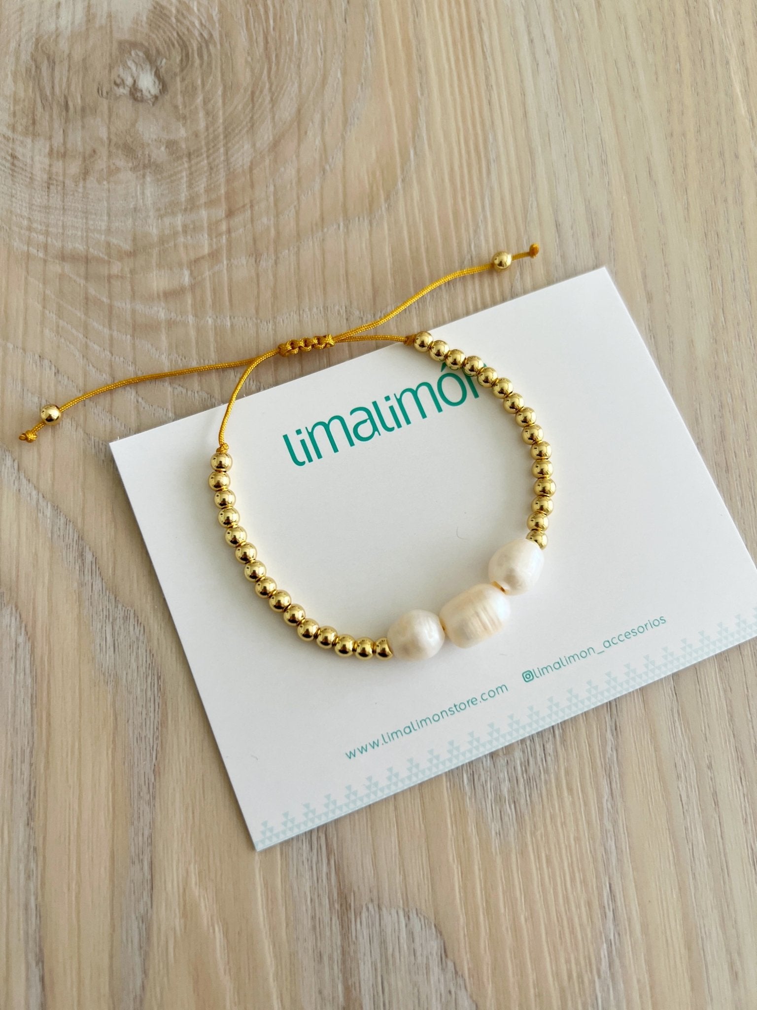 Pearls Bead Bracelet - Bracelets | LimaLimón Store - 5