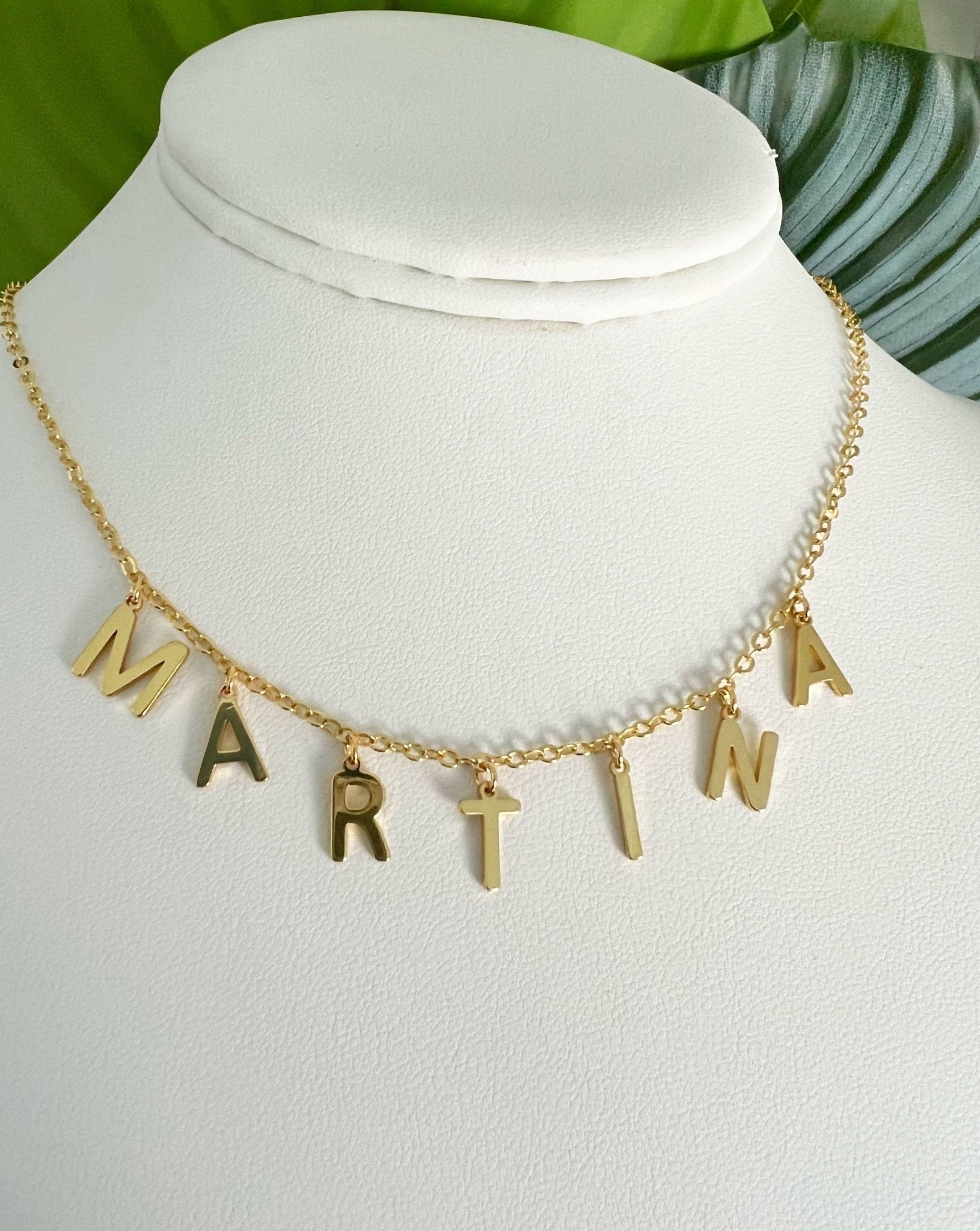 Personalized Gold Necklace - Collares | LimaLimón Store - 3