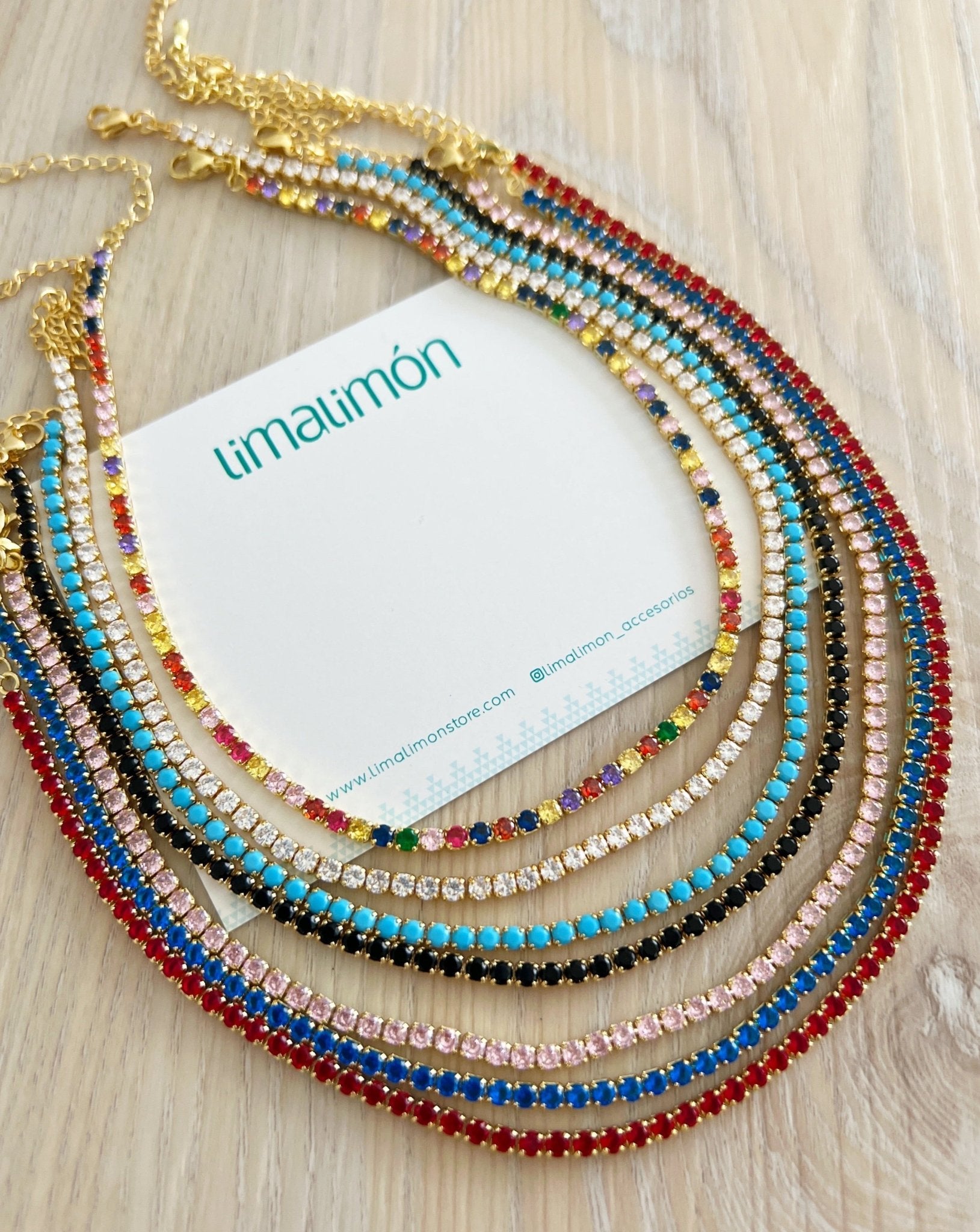 Tennis Choker - Necklaces | LimaLimón Store - 1