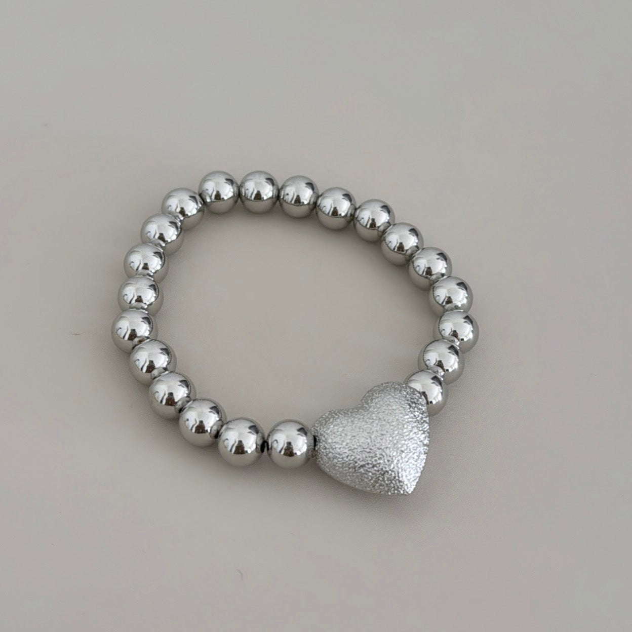 Heart Bead Bracelet