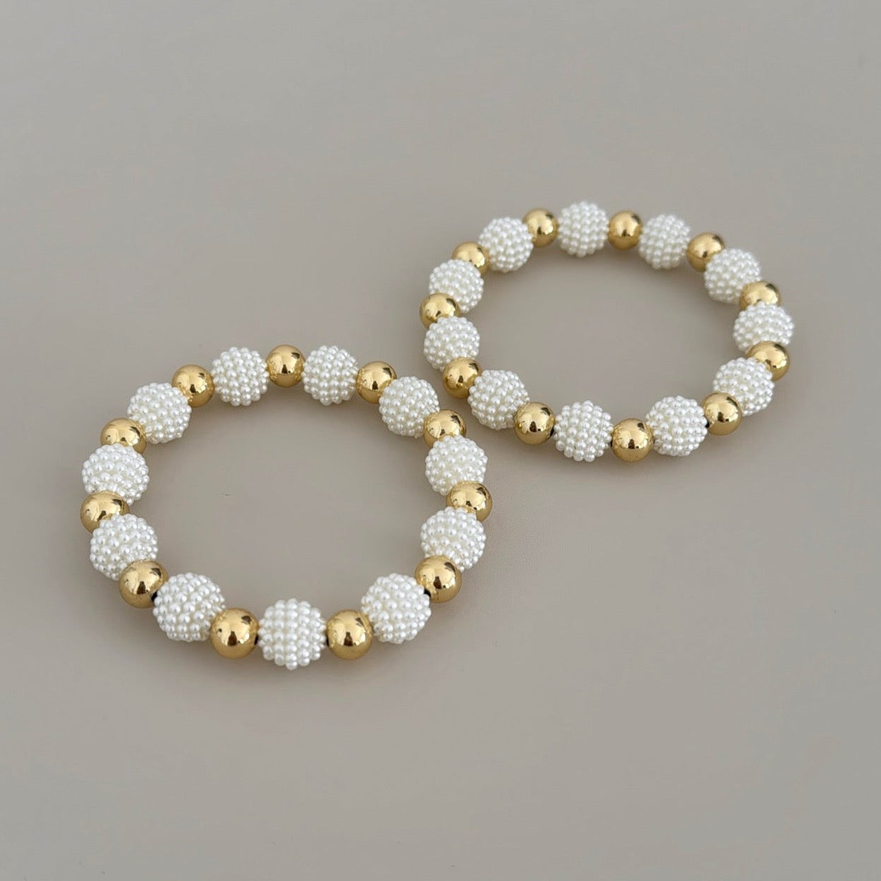 Pearls and Bead Set Bracelet