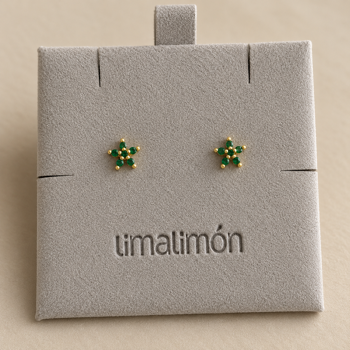 Mini Flower Crystal Stud Earrings