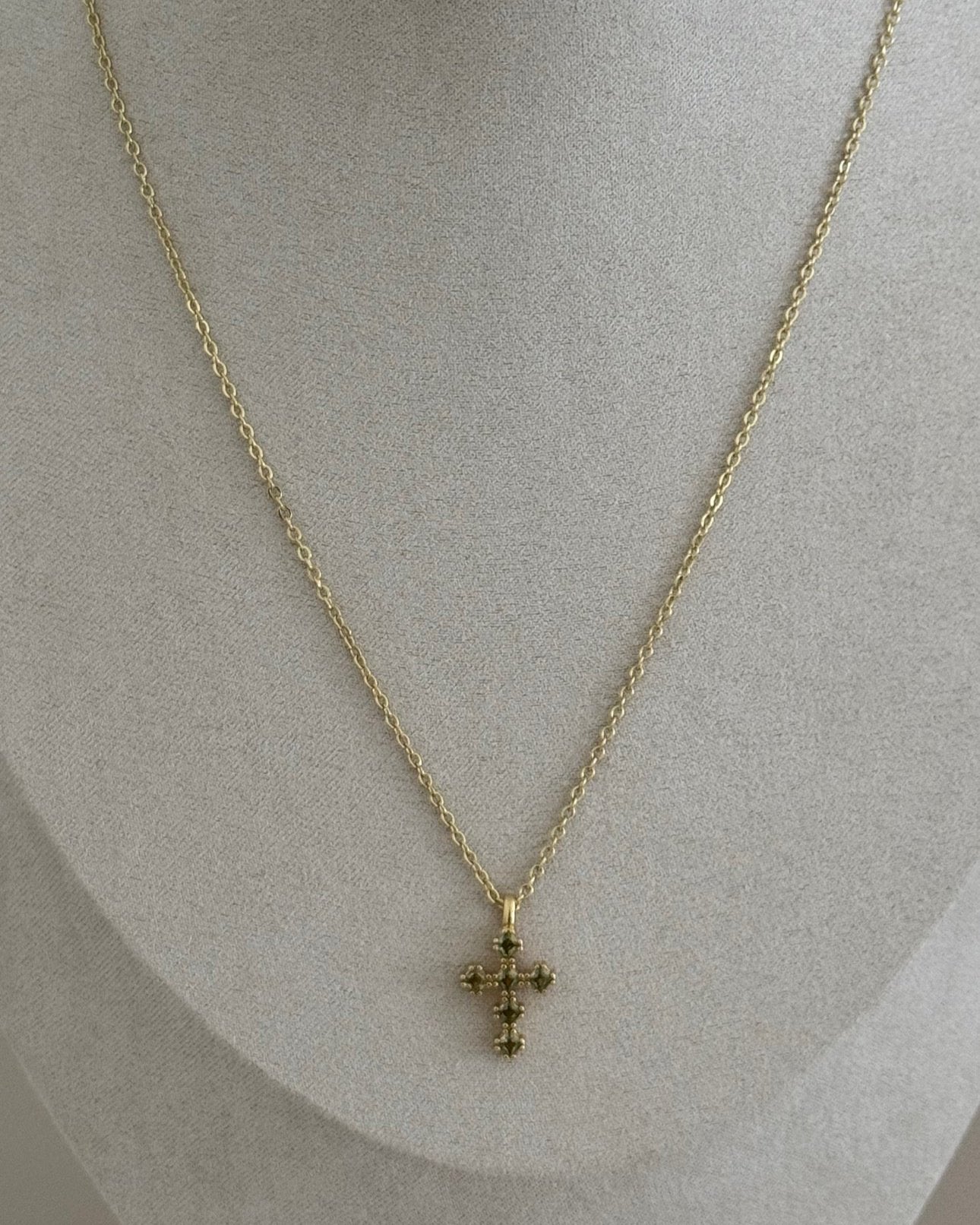 Cross Zirconia Necklace