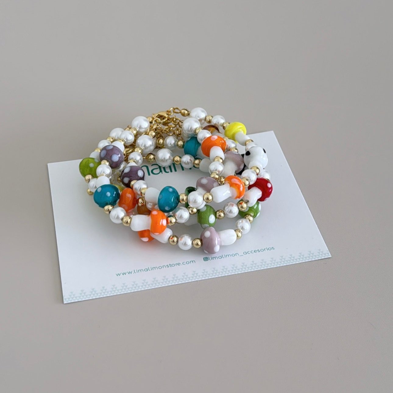 Colorful Pearl Bracelet