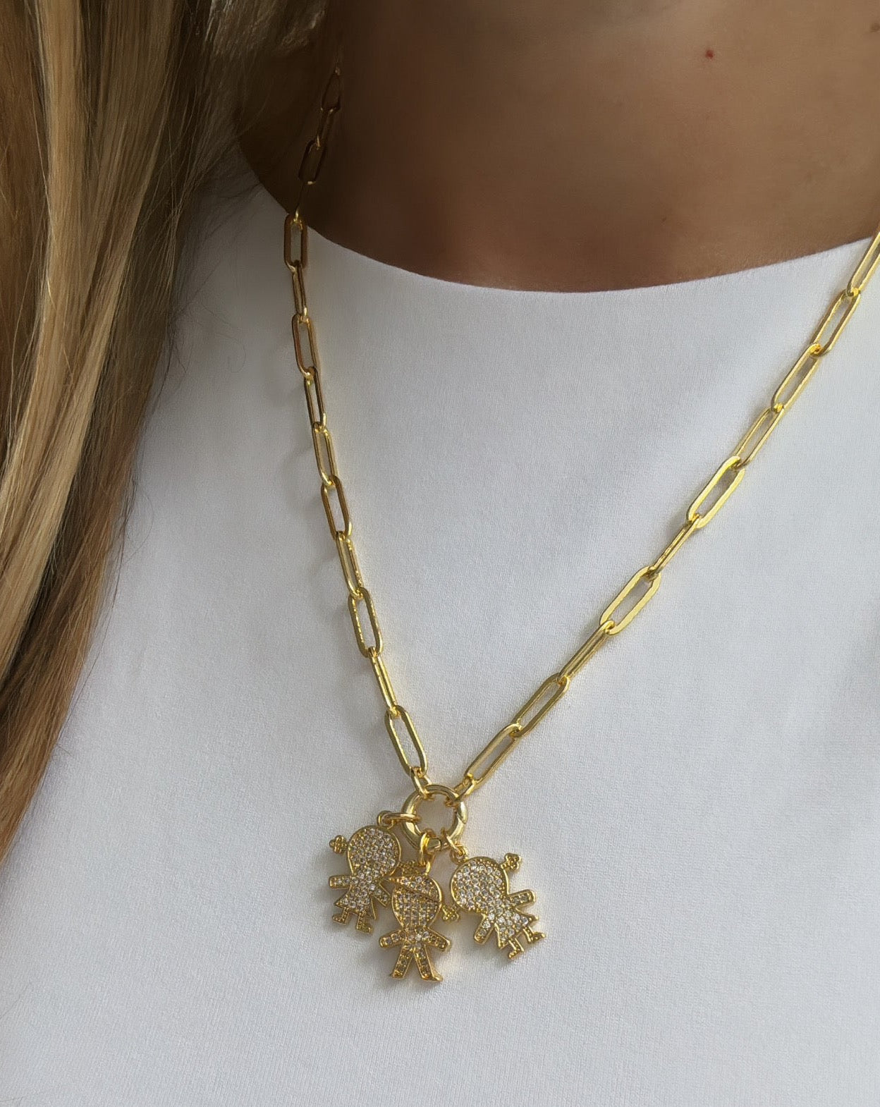 2 or 3 Kids Necklace - LimaLimón Store