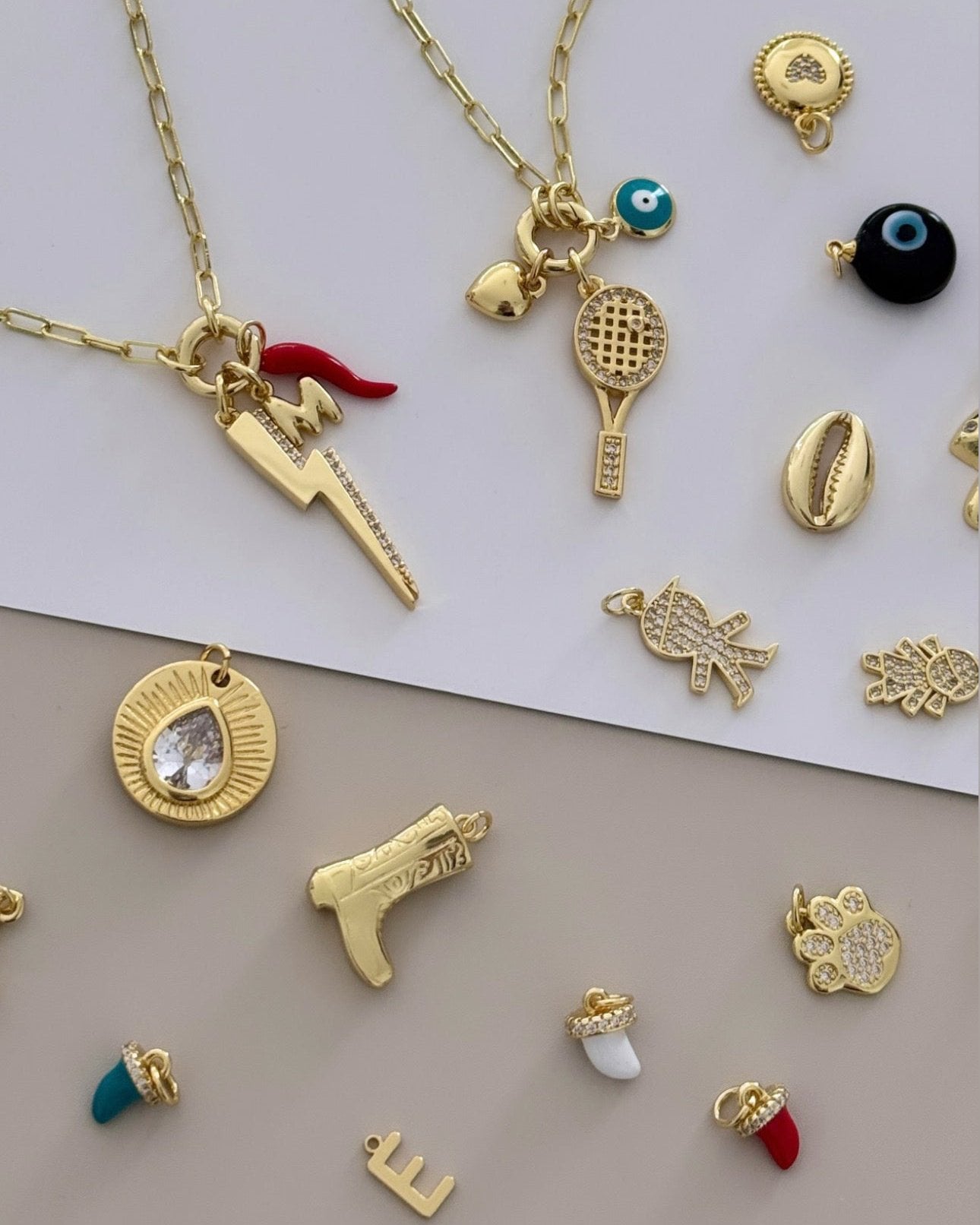 3 Charms Personalized Necklace - LimaLimón Store