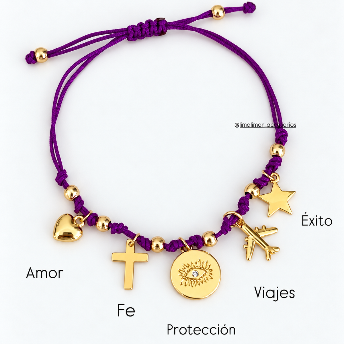 Charms Cord Bracelet