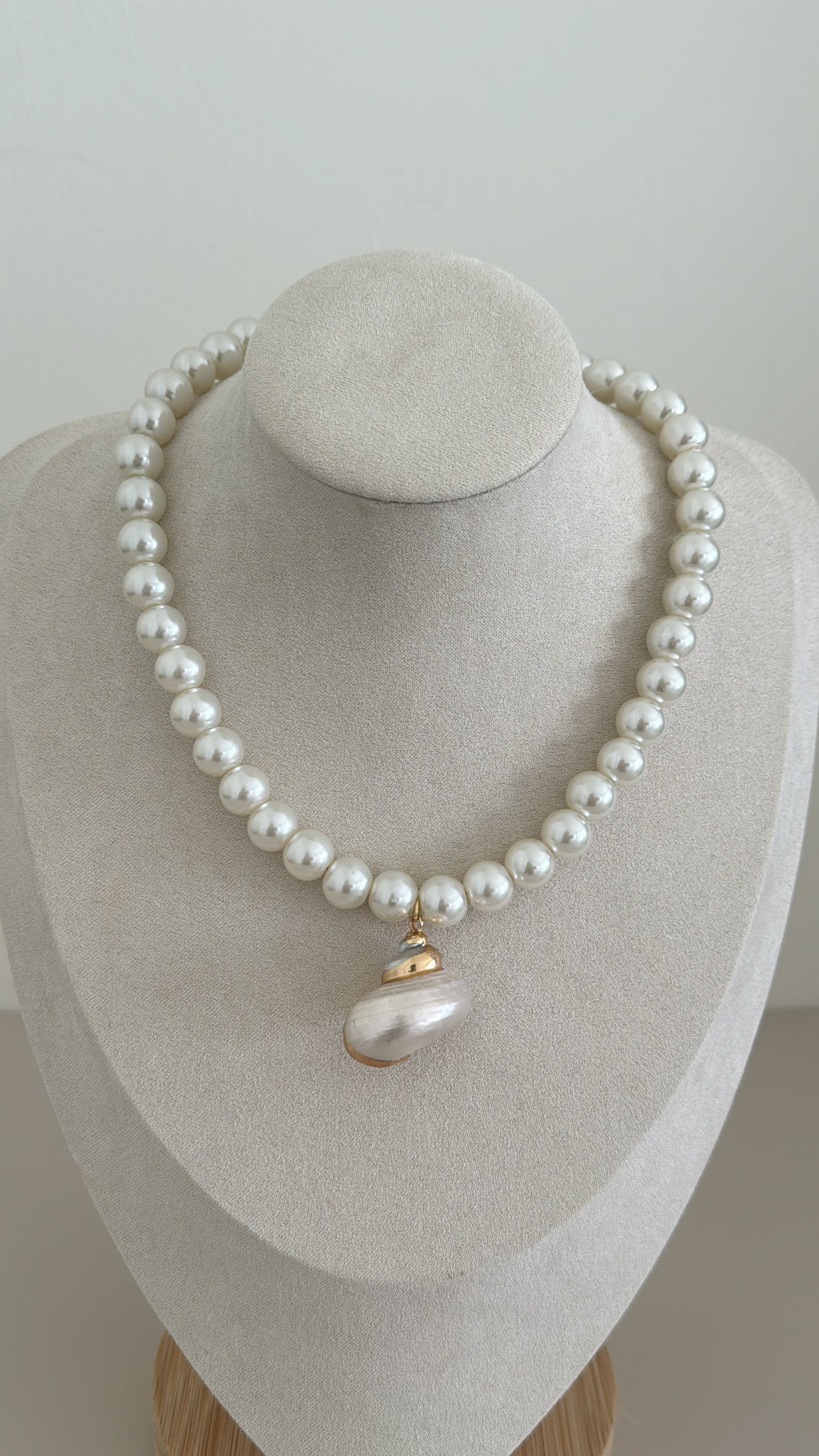 Pearls Charm Necklace