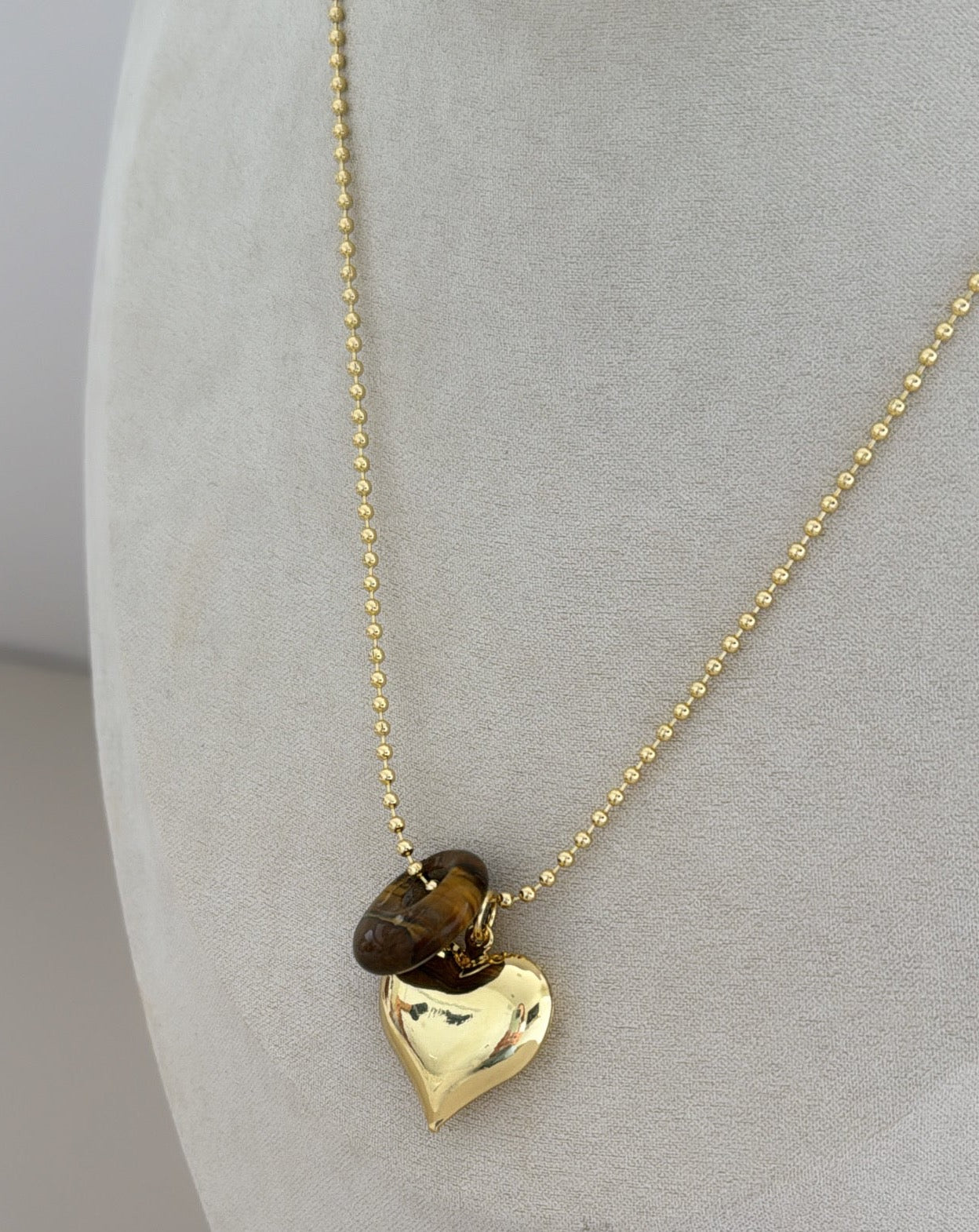 Heart and Charm Necklace