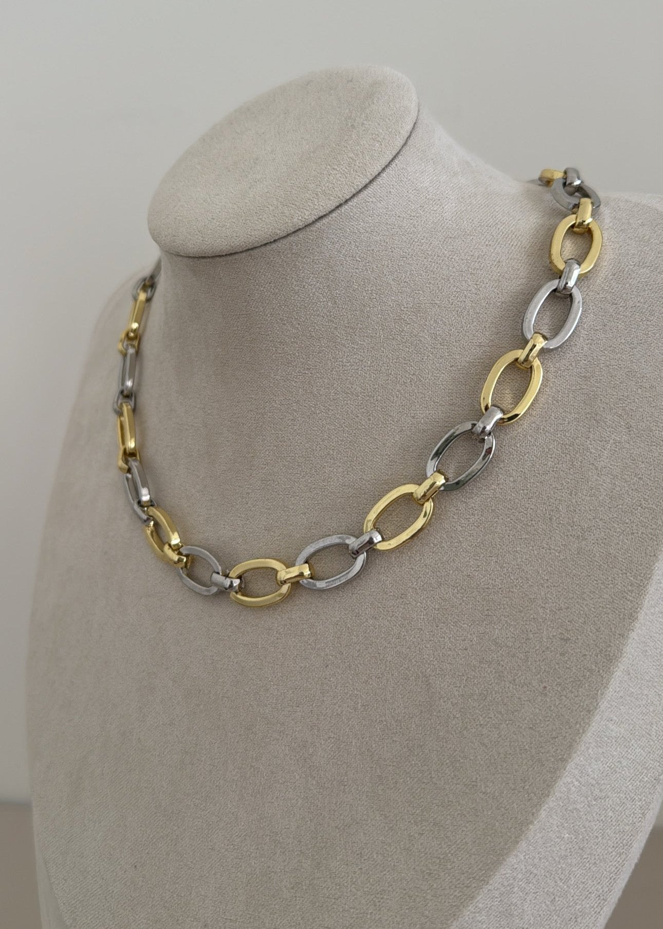 Gold and Silver Necklace