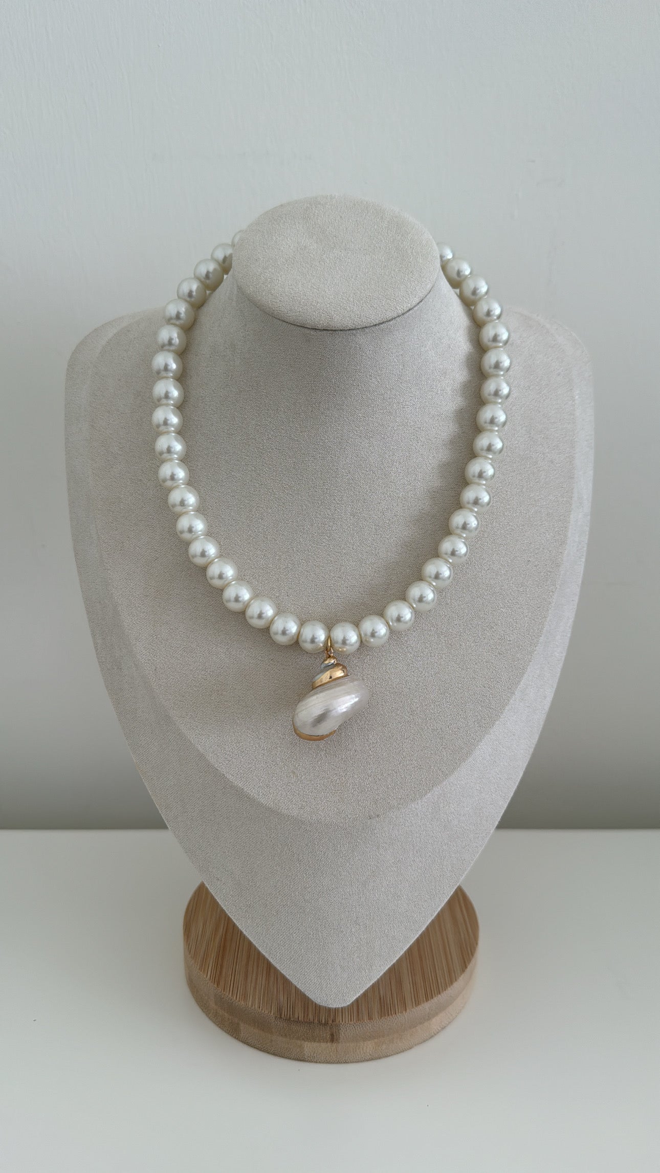 Pearls Charm Necklace