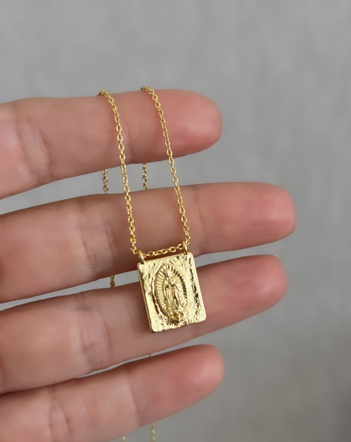 Guadalupe Virgin Necklace