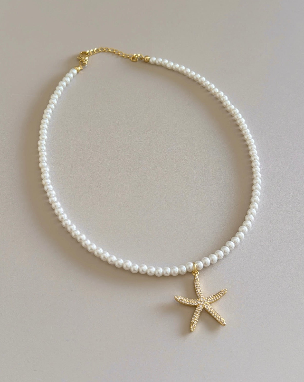 Pearls Star Necklace