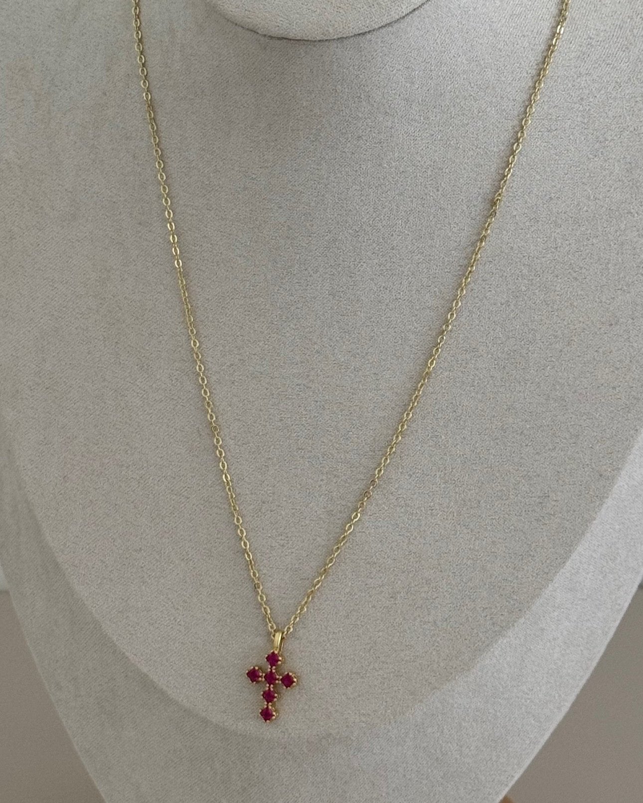 Cross Zirconia Necklace