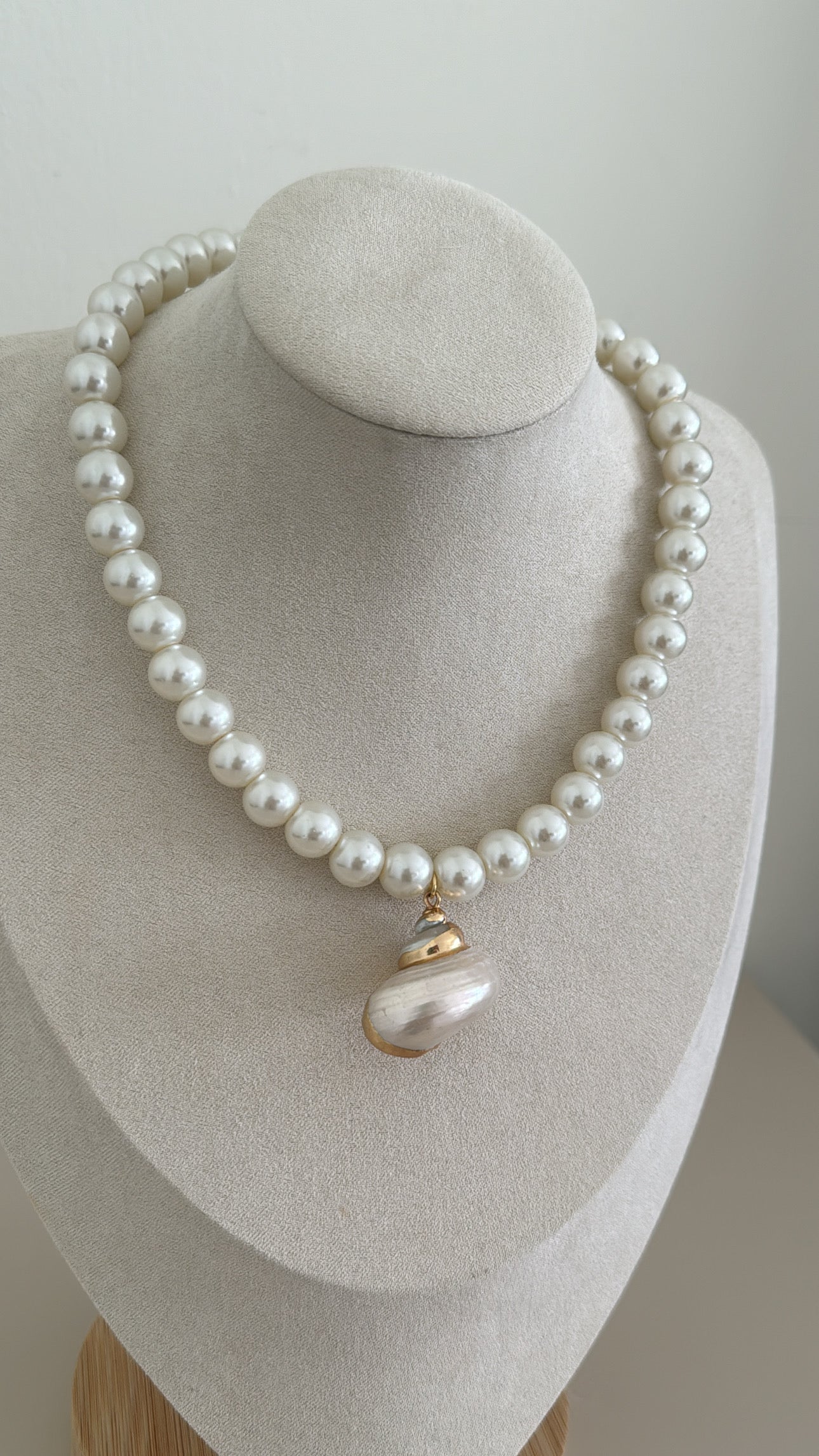 Pearls Charm Necklace