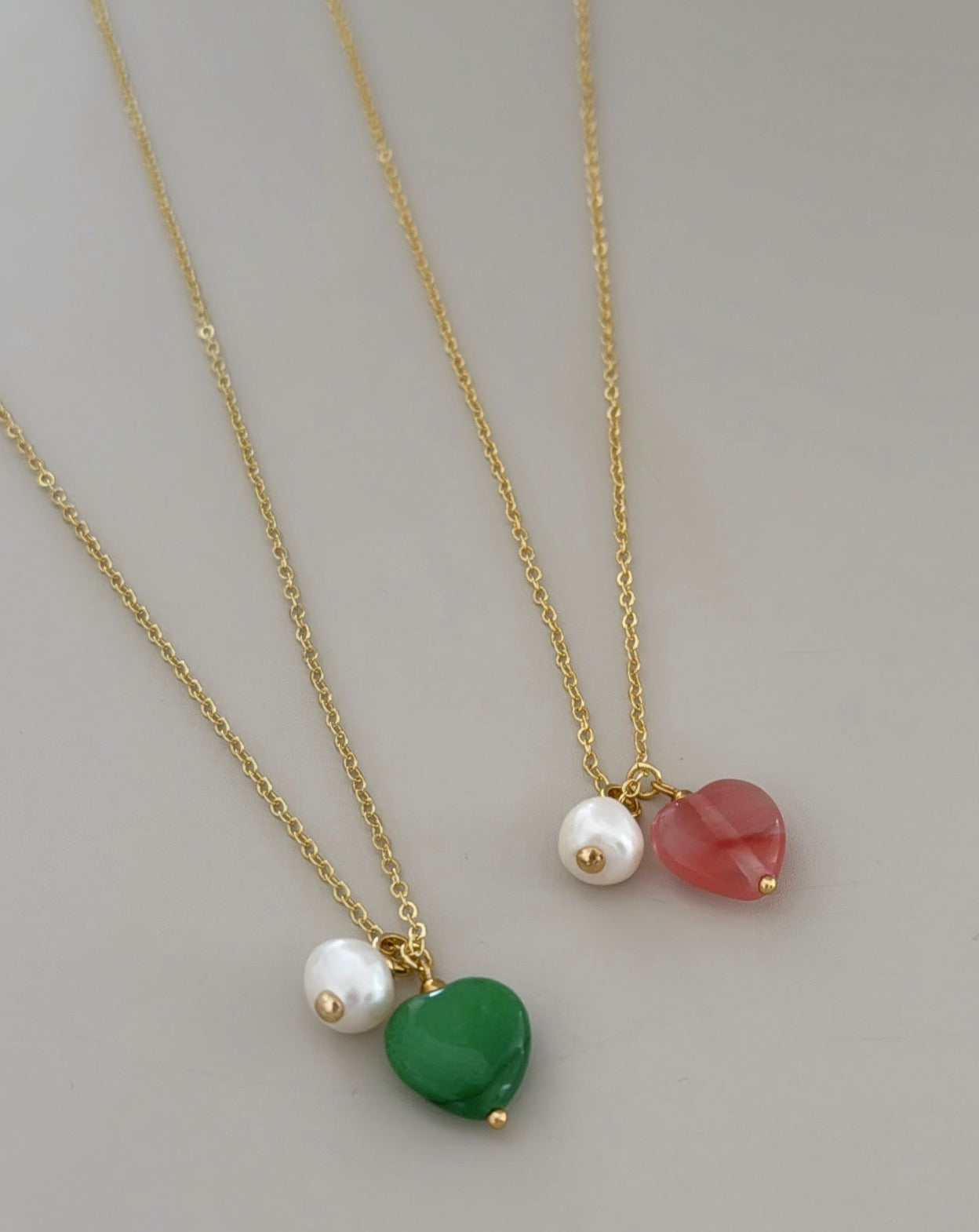 Charm Pearl Necklace