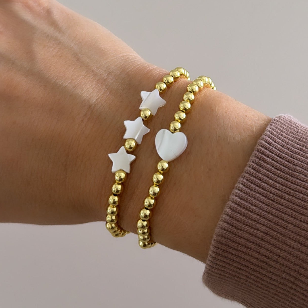 Gold Beads Bracelet