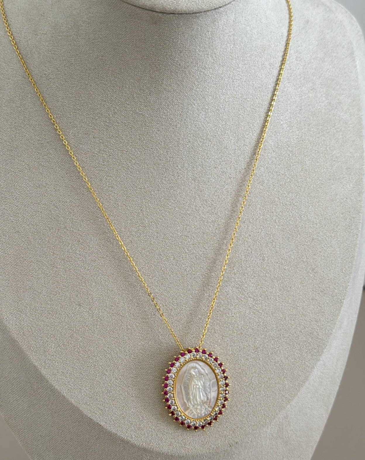 Guadalupe Virgin Necklace