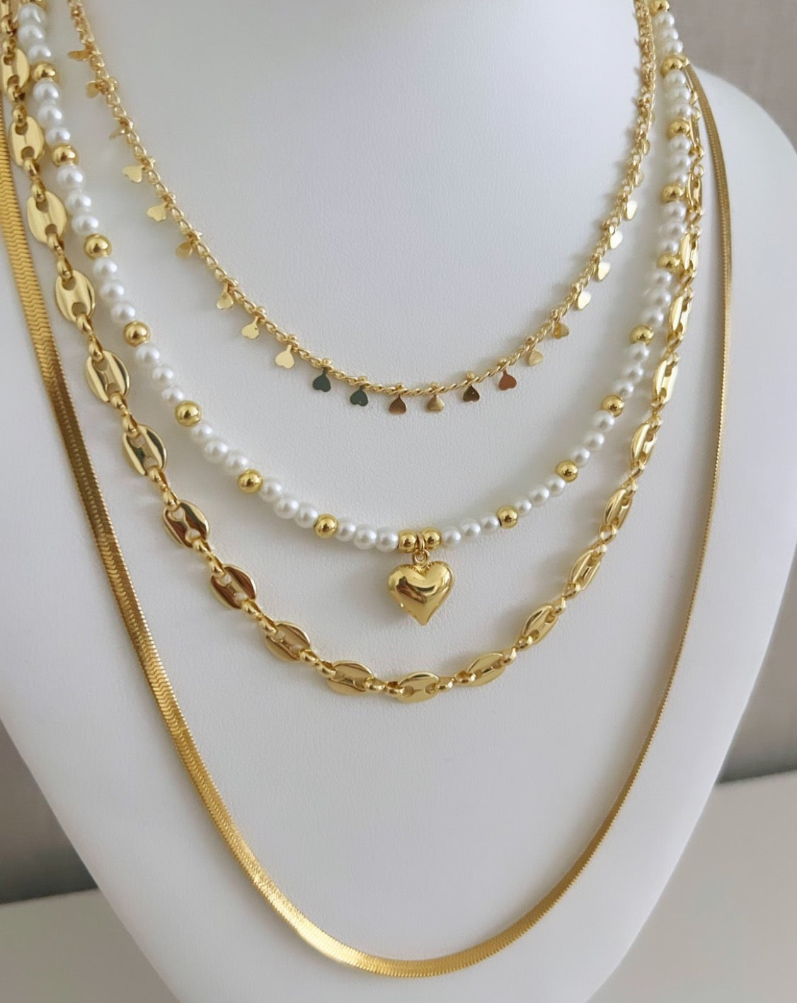 Heart Pearls Style Layering (Set 4)