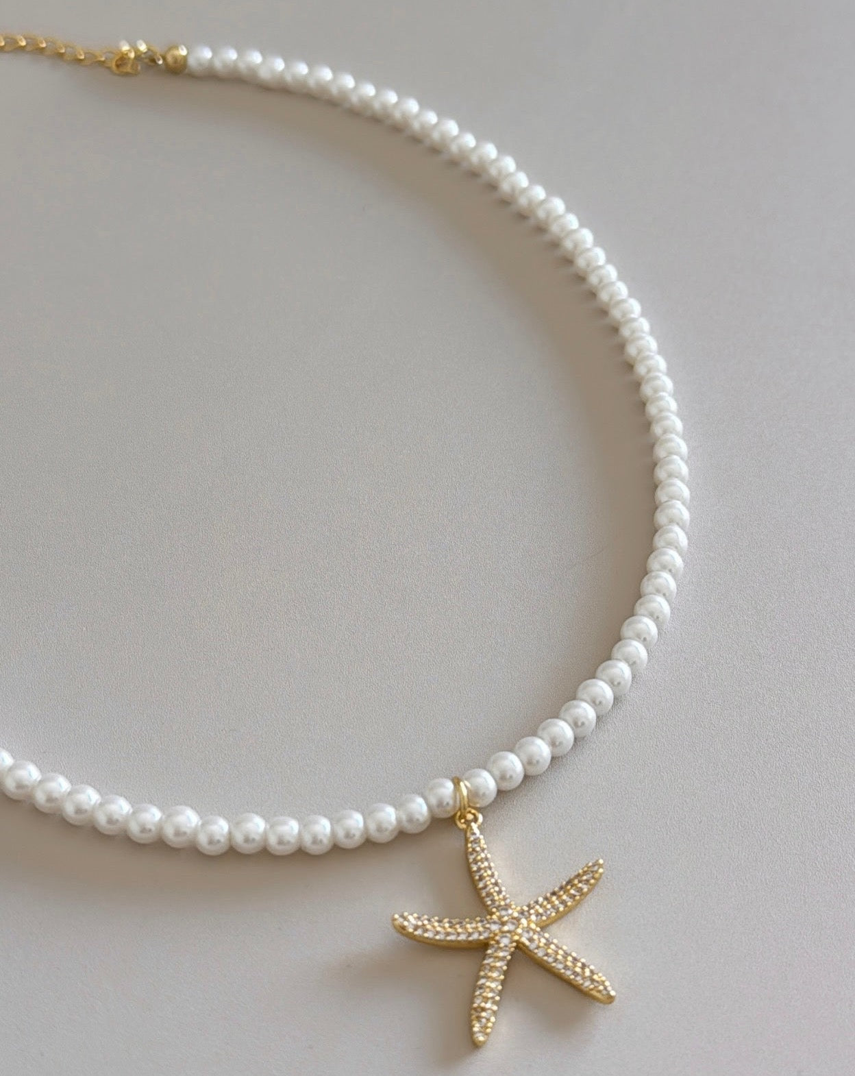 Pearls Star Necklace