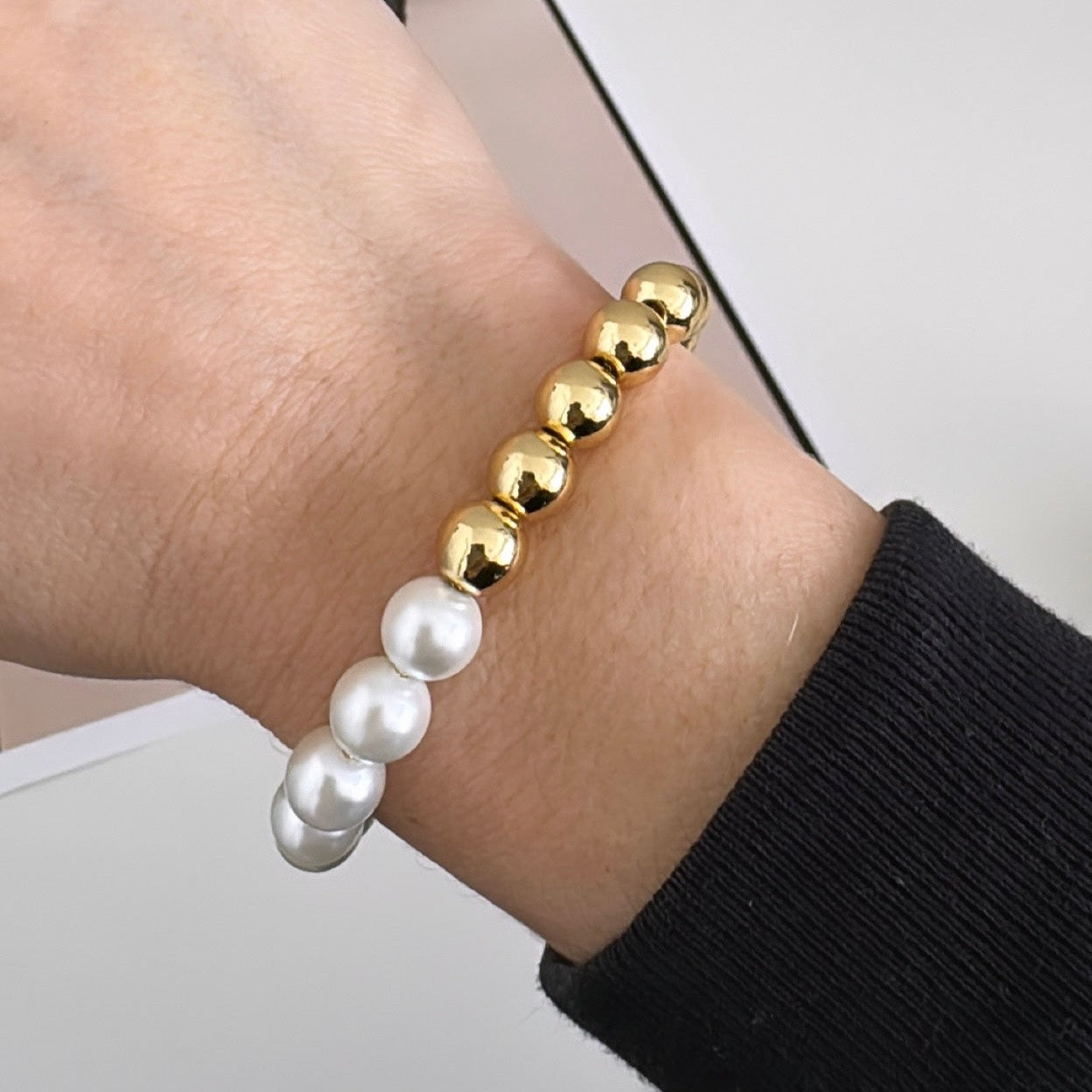 Pearls and Bead Bracelet
