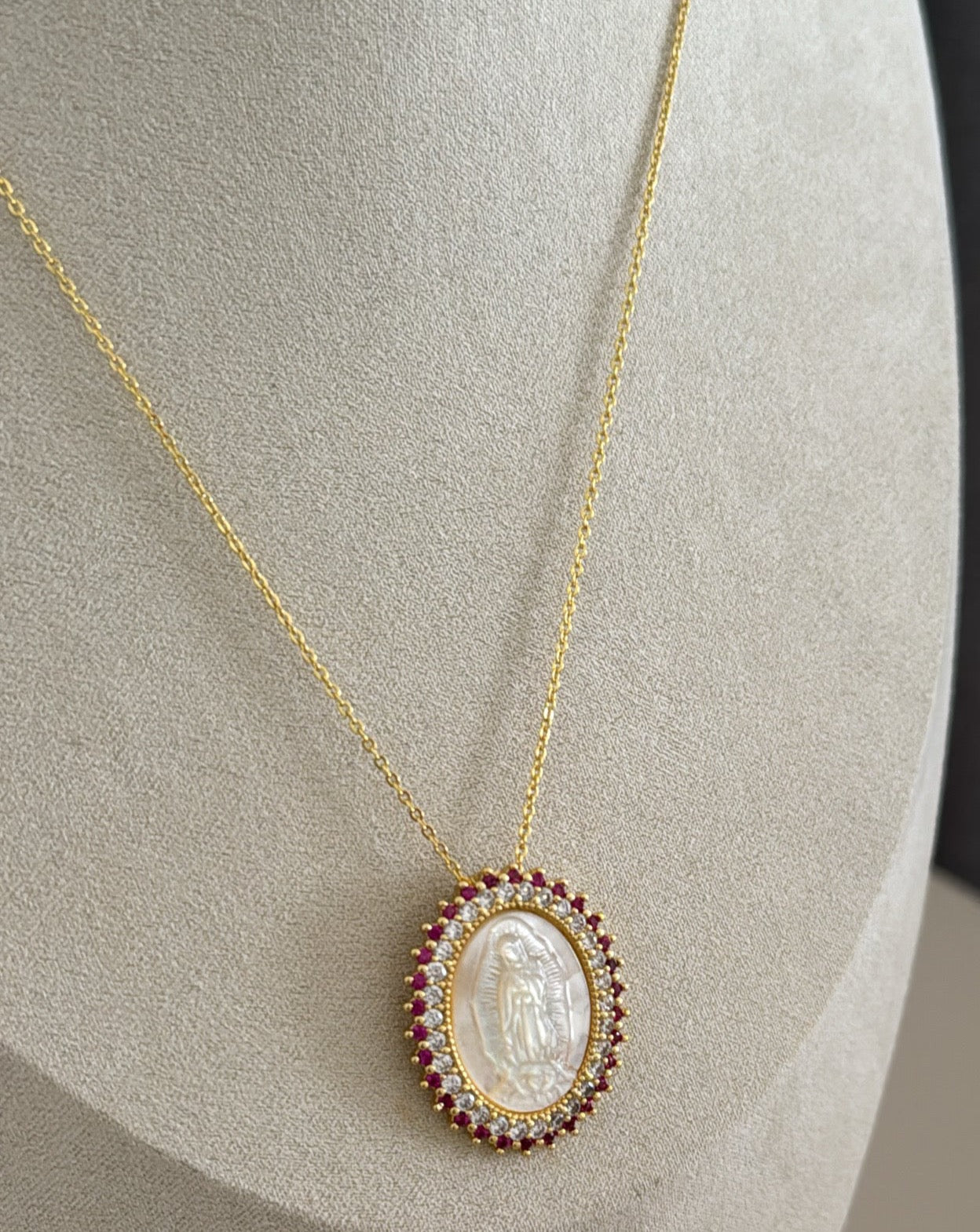 Guadalupe Virgin Necklace