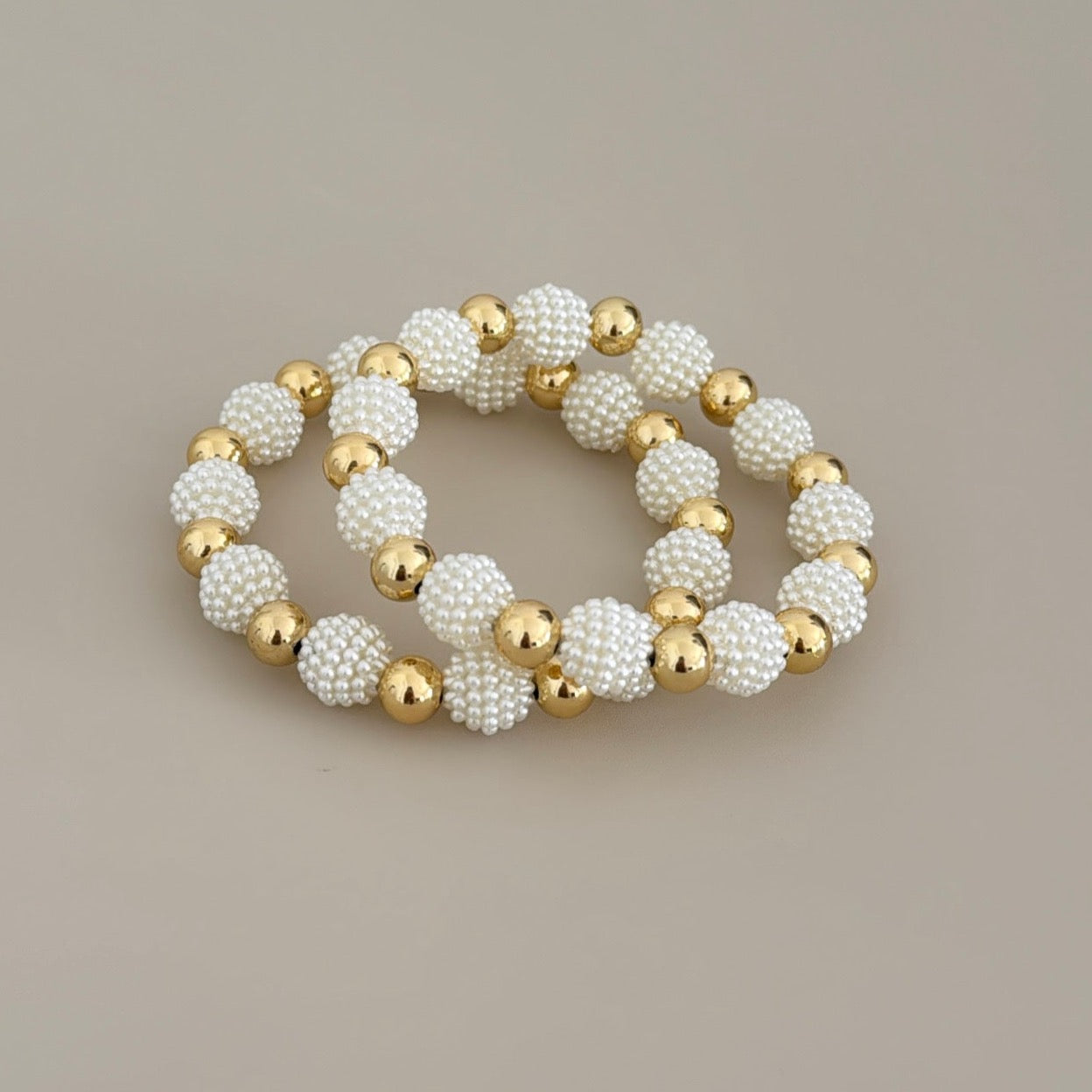 Pearls and Bead Set Bracelet