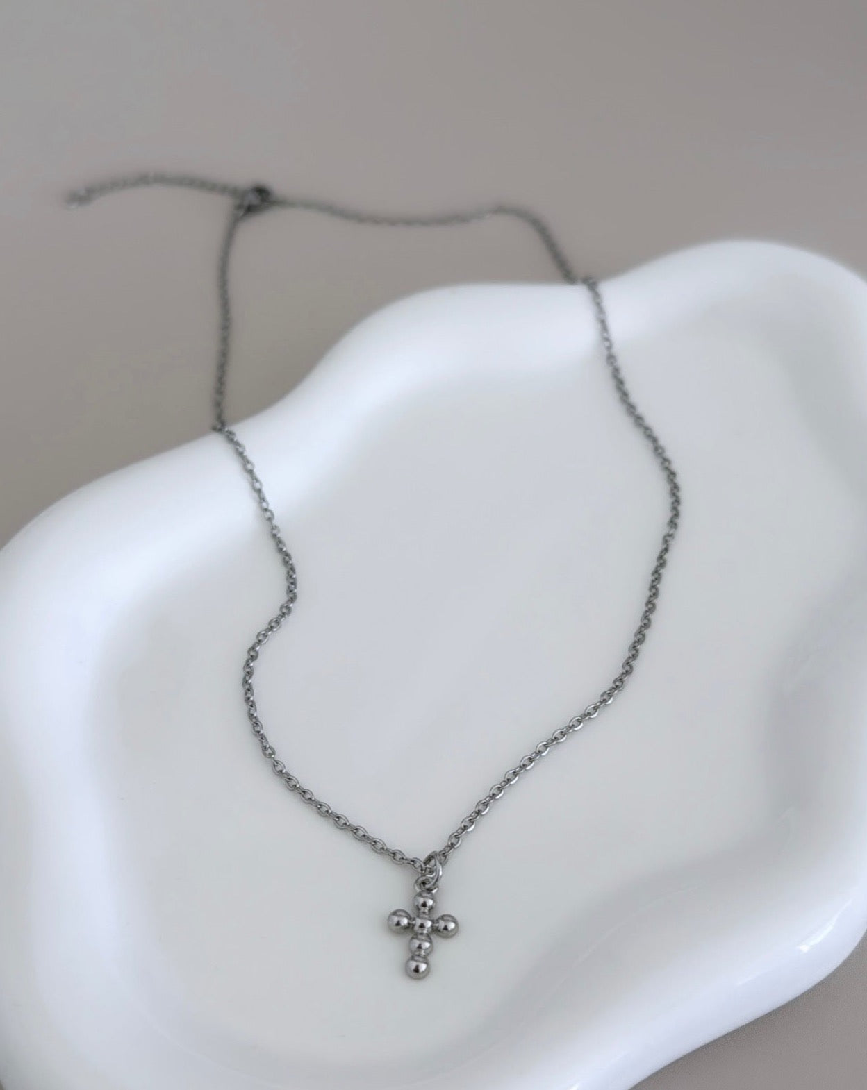 Cross Silver Necklace 2