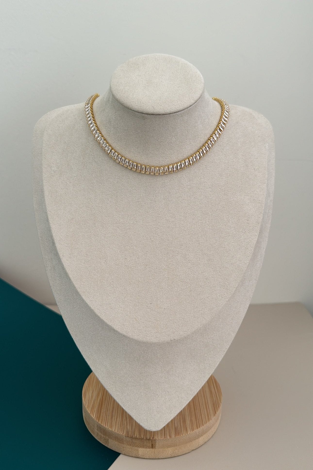 Baguette Choker Necklace