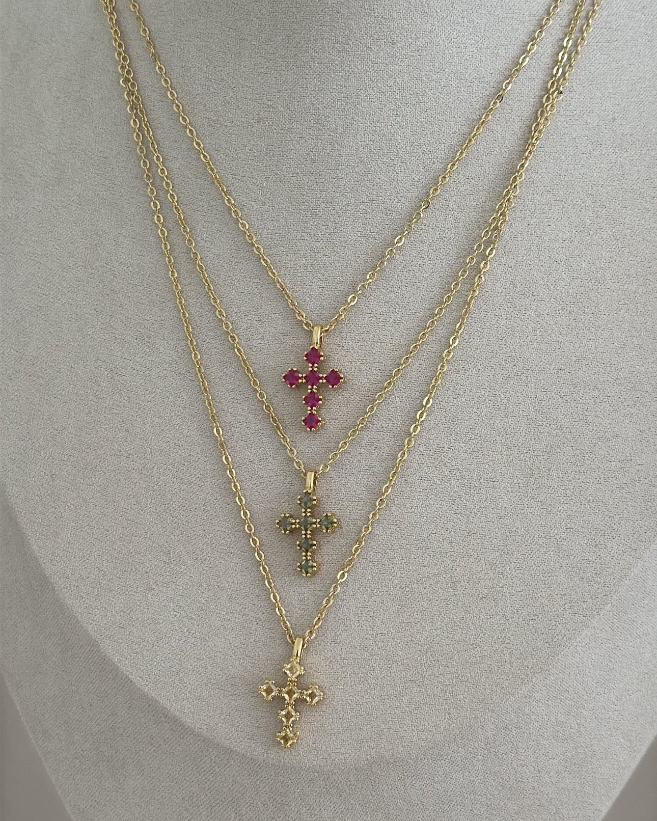 Cross Zirconia Necklace