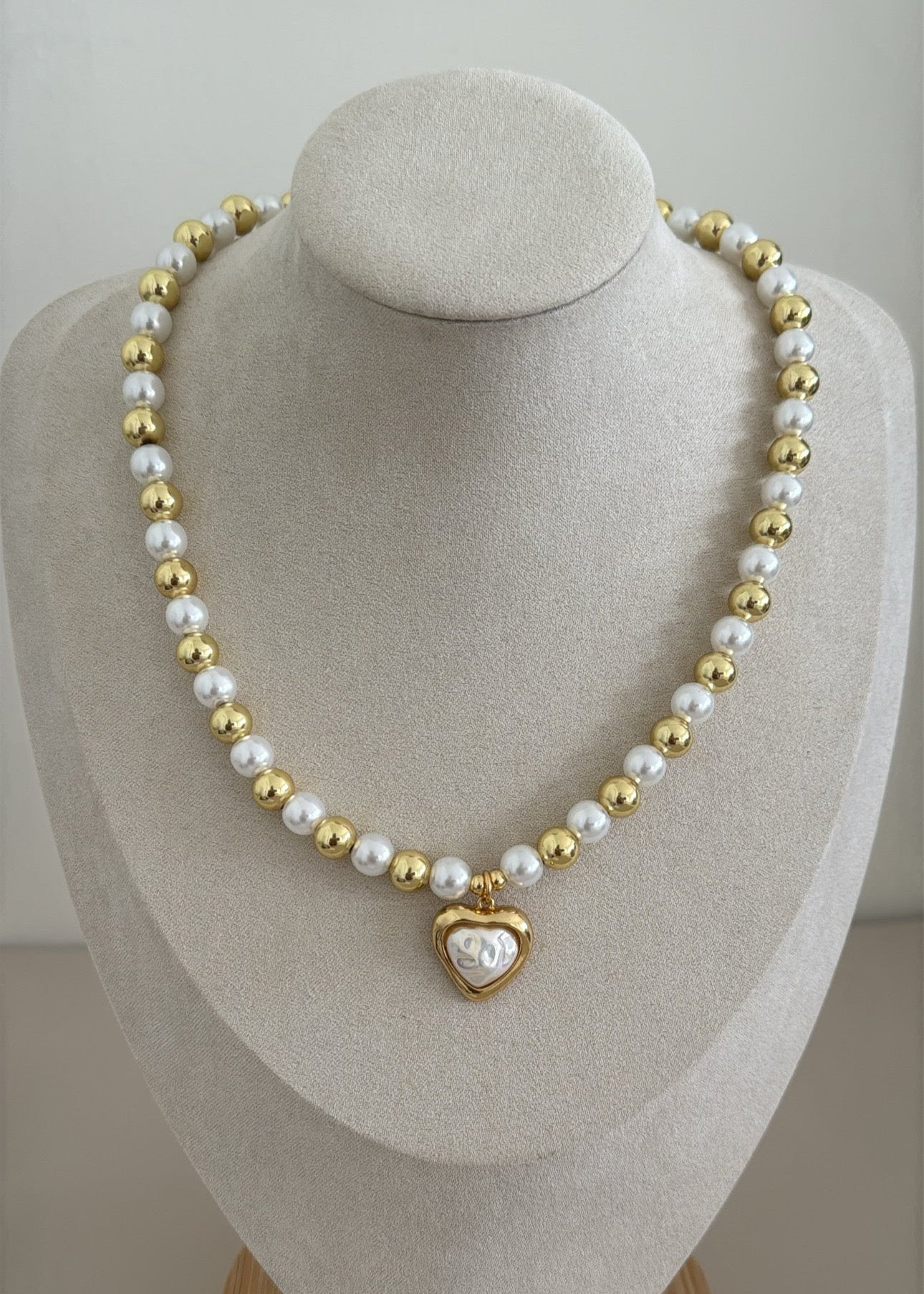 Pearl Heart Necklace