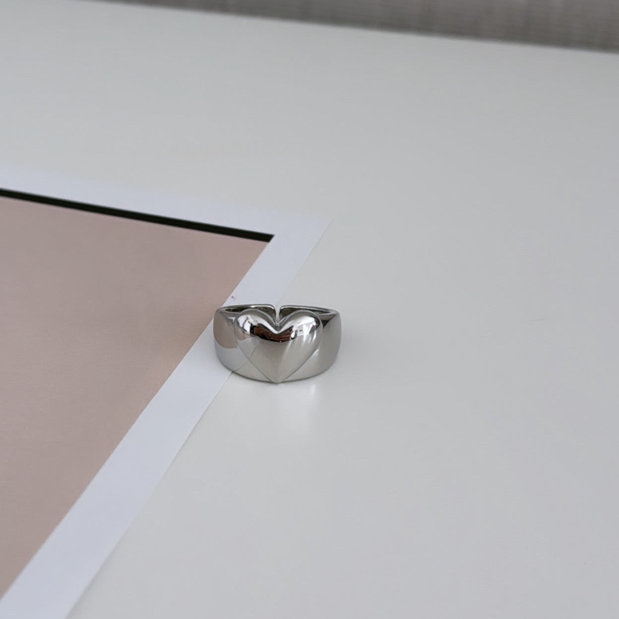 Heart Silver Ring