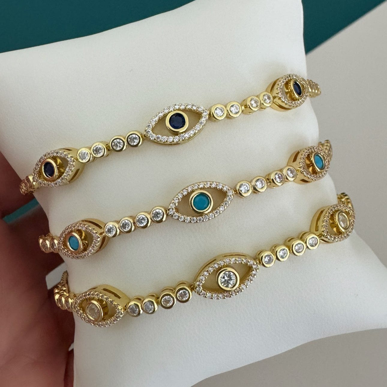 Evil Eye Tennis Bracelet