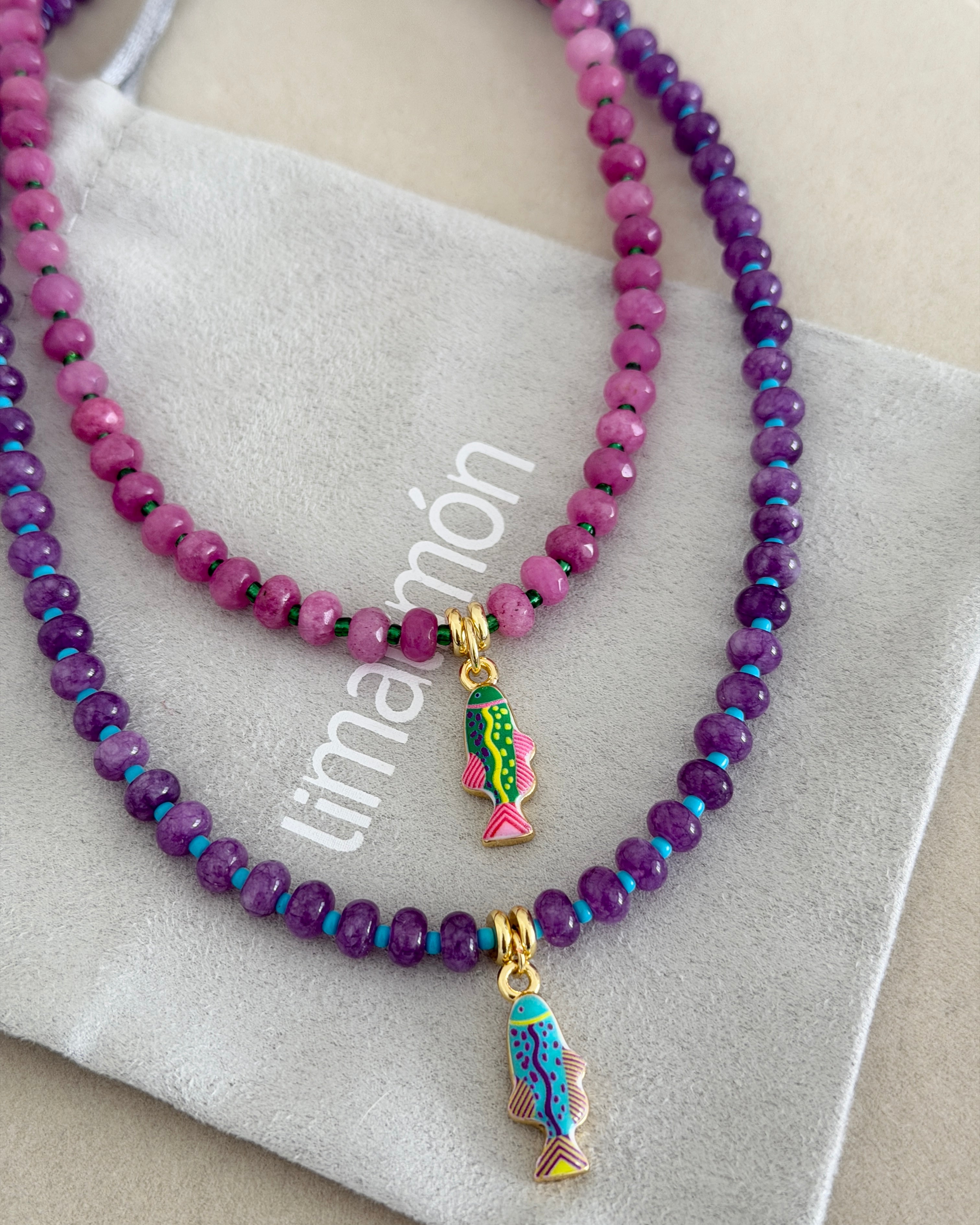 Tropical Fish Beaded Necklace