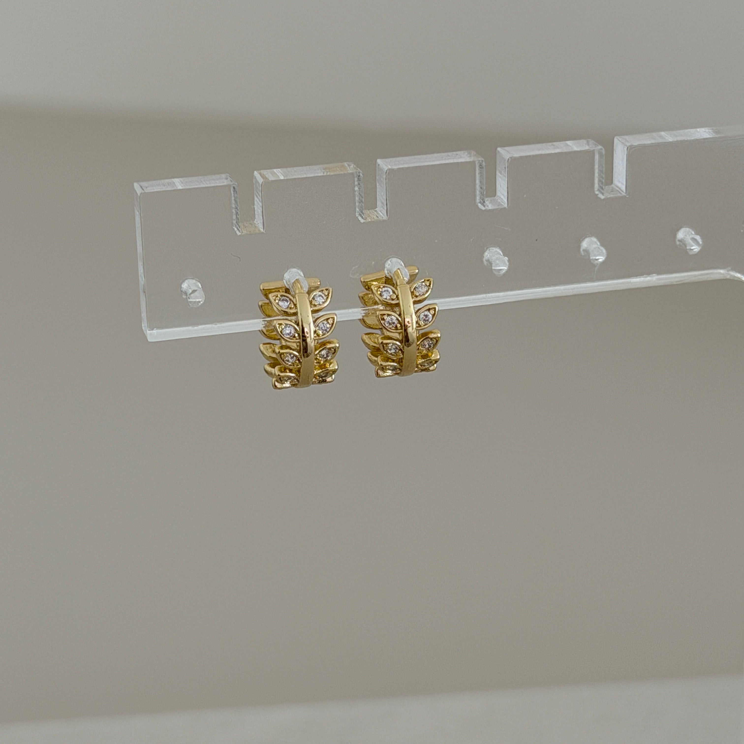 Royal Crown Hoop Earrings