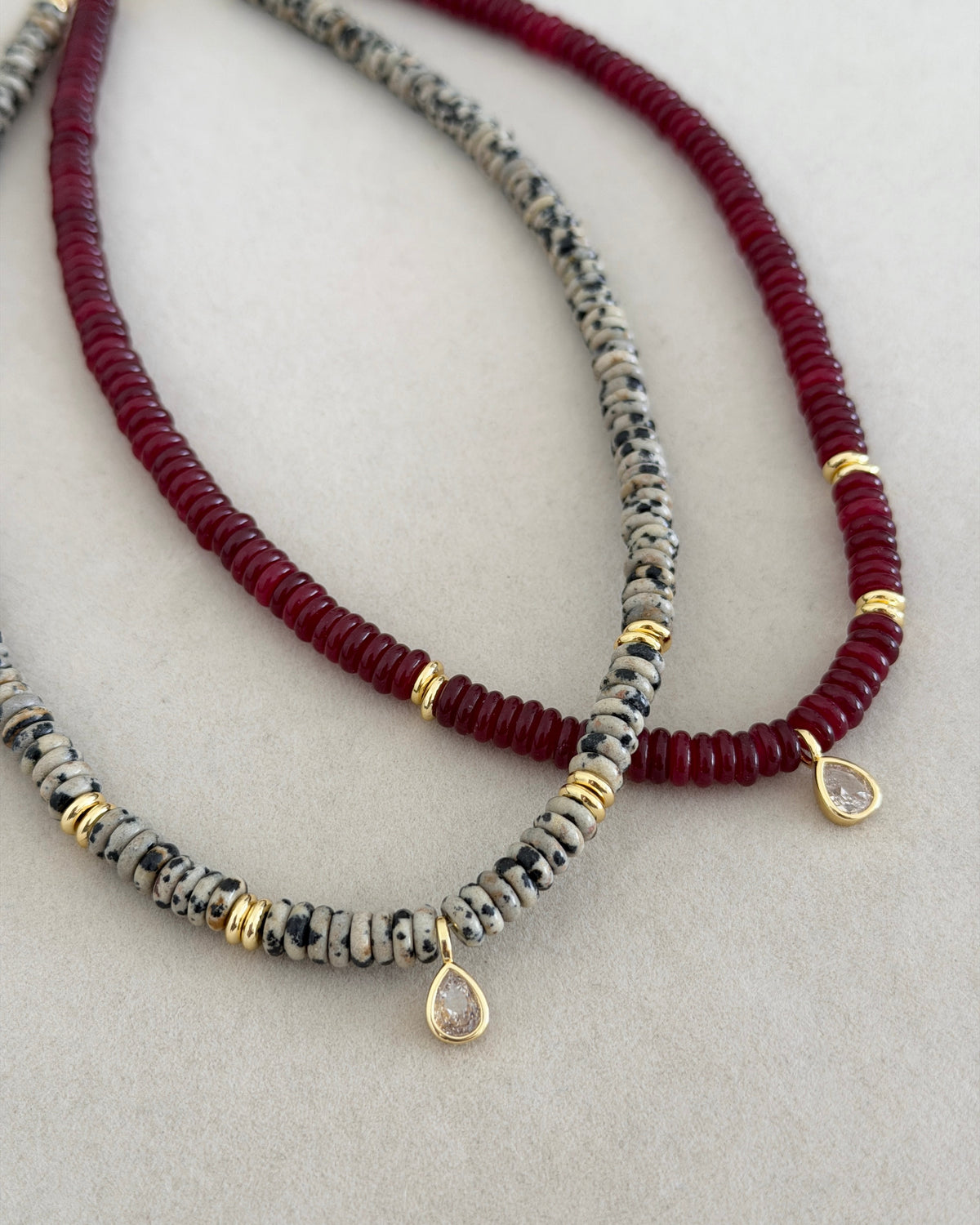 Teardrop Beaded Necklace