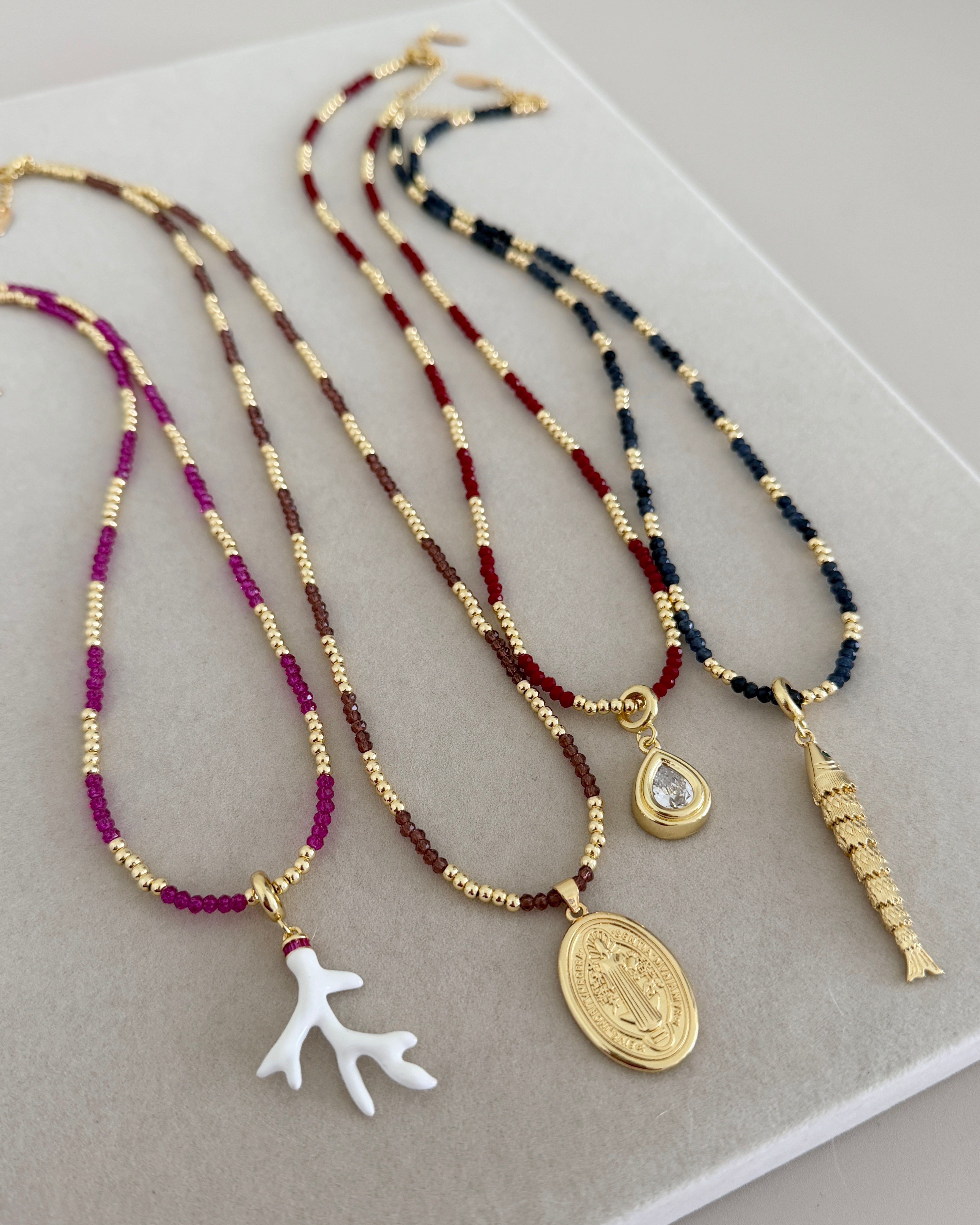 Mediterranean Charm Necklace